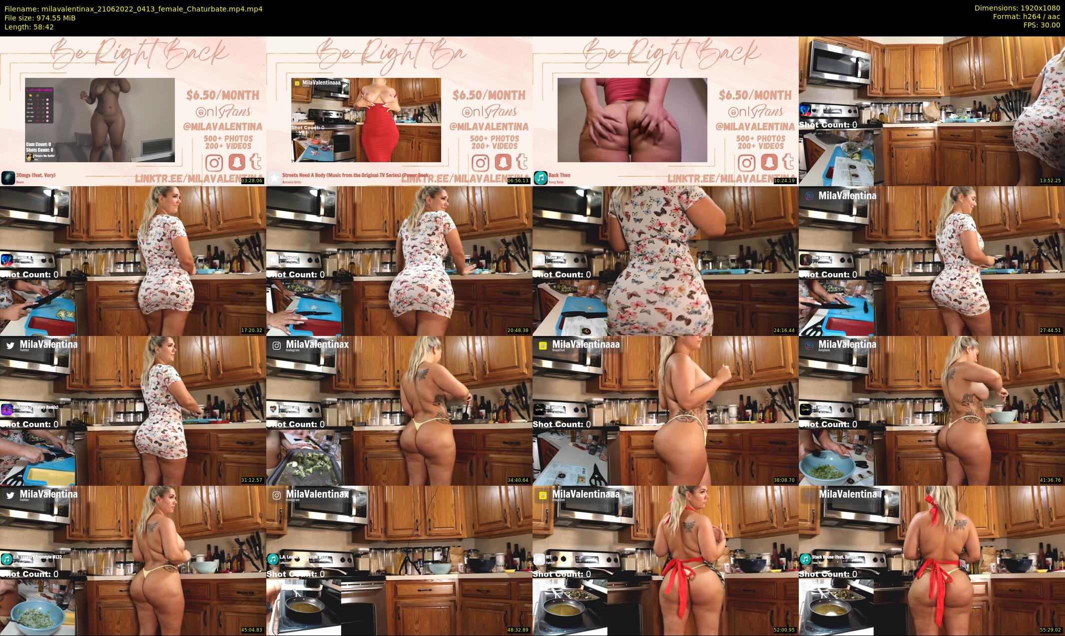 milavalentinax — 59 minute Chaturbate female cam show recording, 1080p, Jun 21, 2022