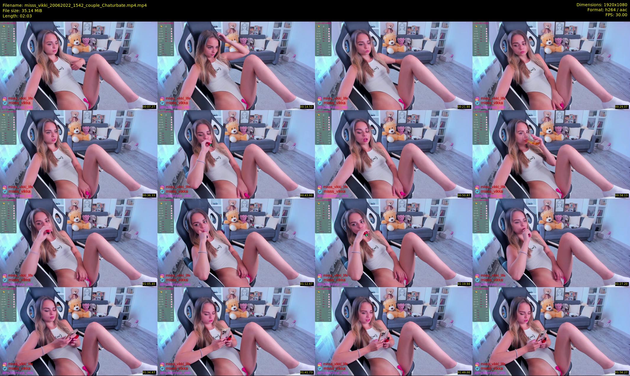 misss_vikki — 3 minute Chaturbate female cam show recording, 1080p, Jun 20, 2022