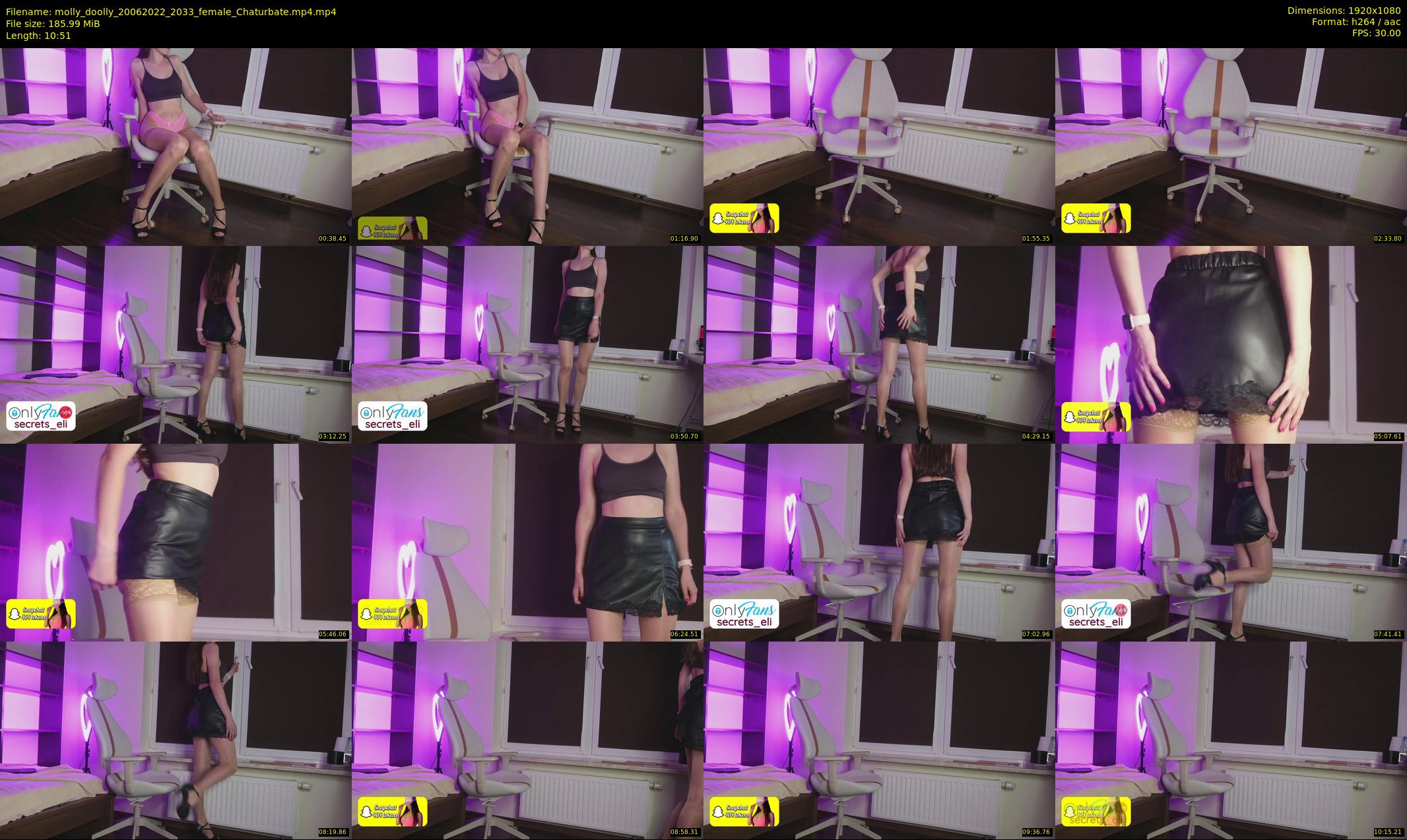 molly_doolly — 11 minute Chaturbate female cam show recording, 1080p, Jun 20, 2022