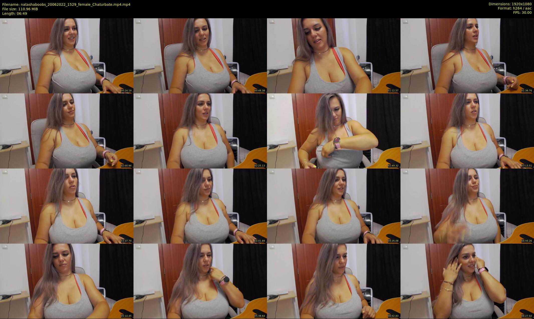 natashaboobs — 7 minute Chaturbate female cam show recording, 1080p, Jun 20, 2022