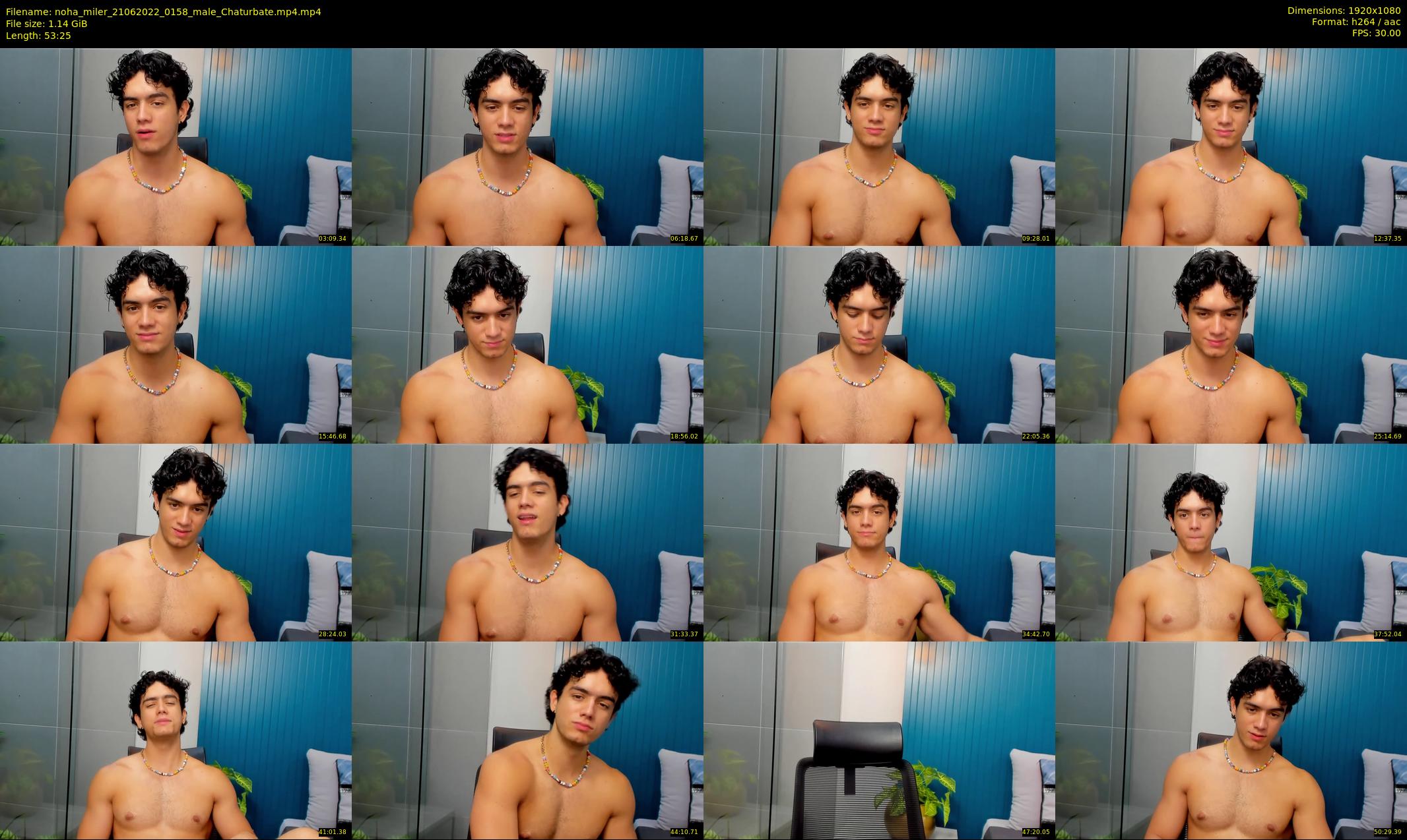 noha_miler — 54 minute Chaturbate male cam show recording, 1080p, Jun 21, 2022