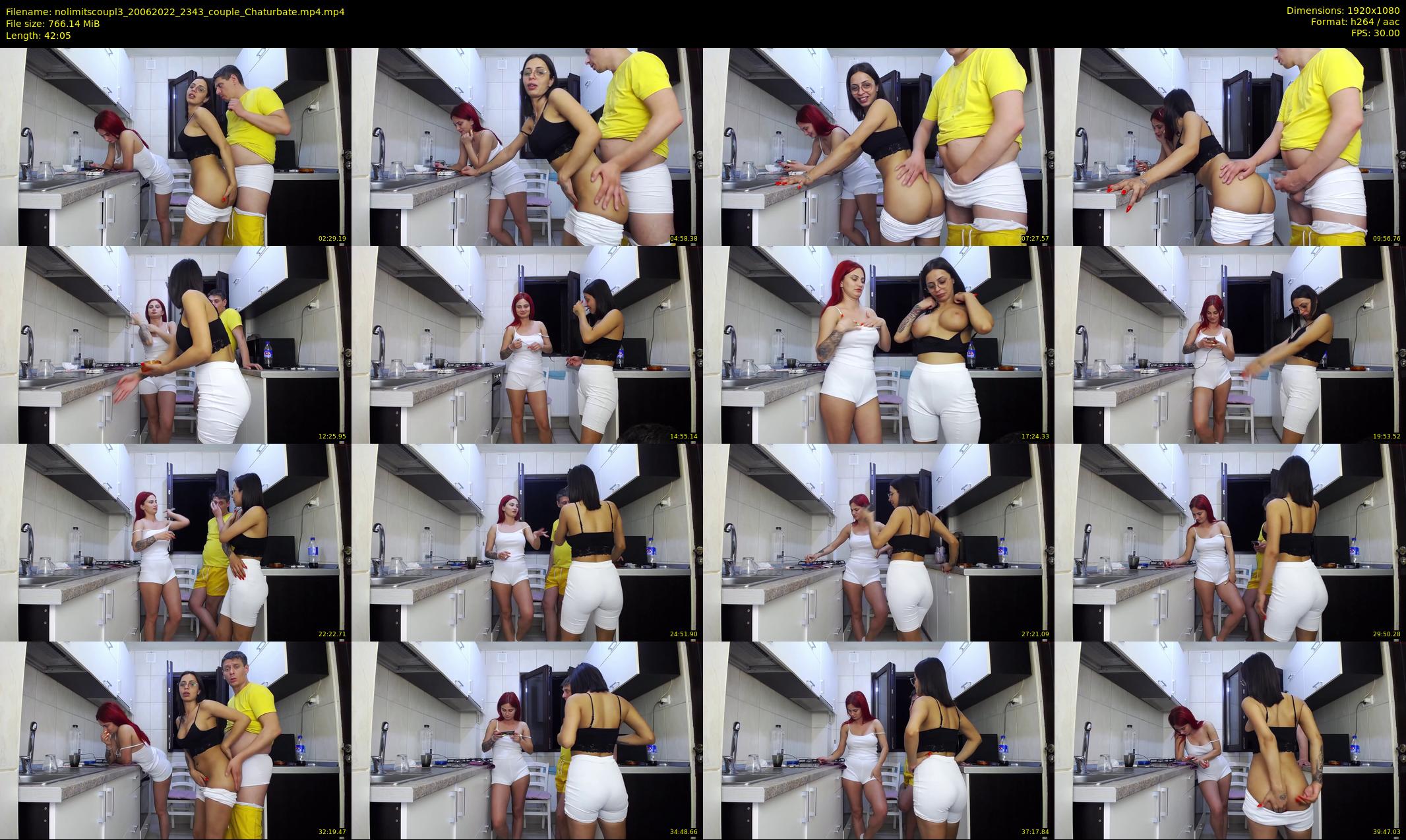 nolimitscoupl3 — 43 minute Chaturbate couple cam show recording, 1080p, Jun 20, 2022