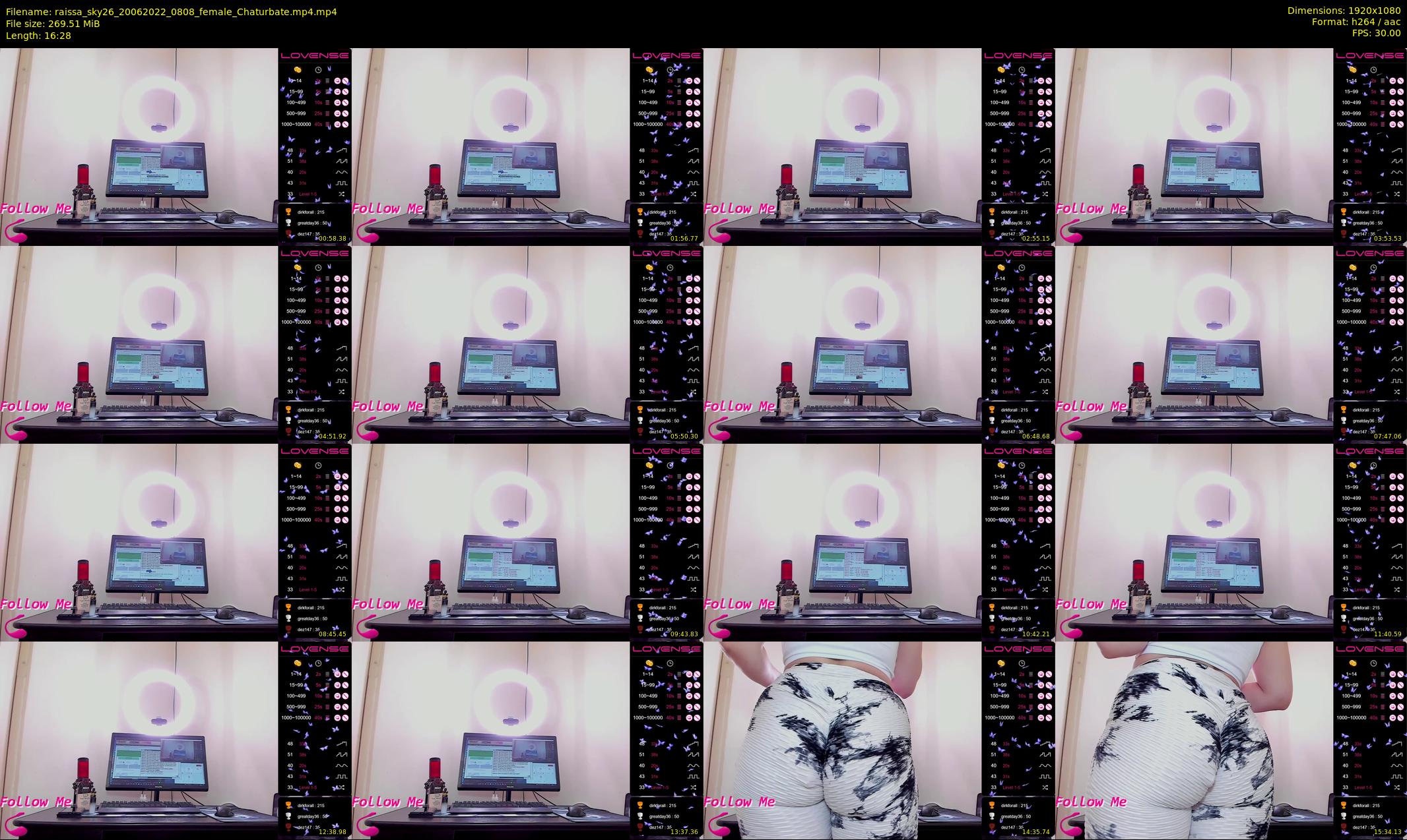 raissa_sky26 — 17 minute Chaturbate female cam show recording, 1080p, Jun 20, 2022