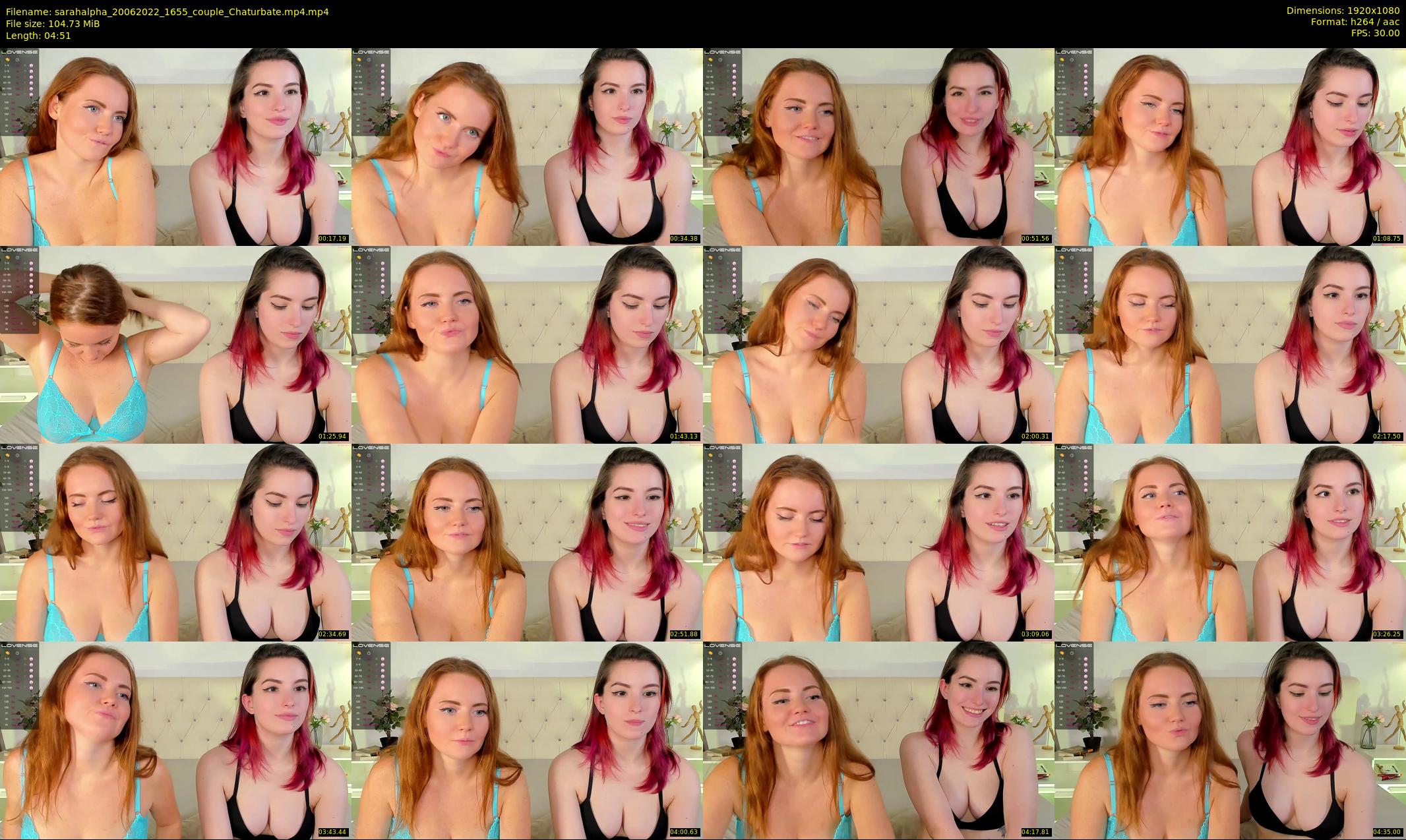 sarahalpha — 5 minute Chaturbate couple cam show recording, 1080p, Jun 20, 2022