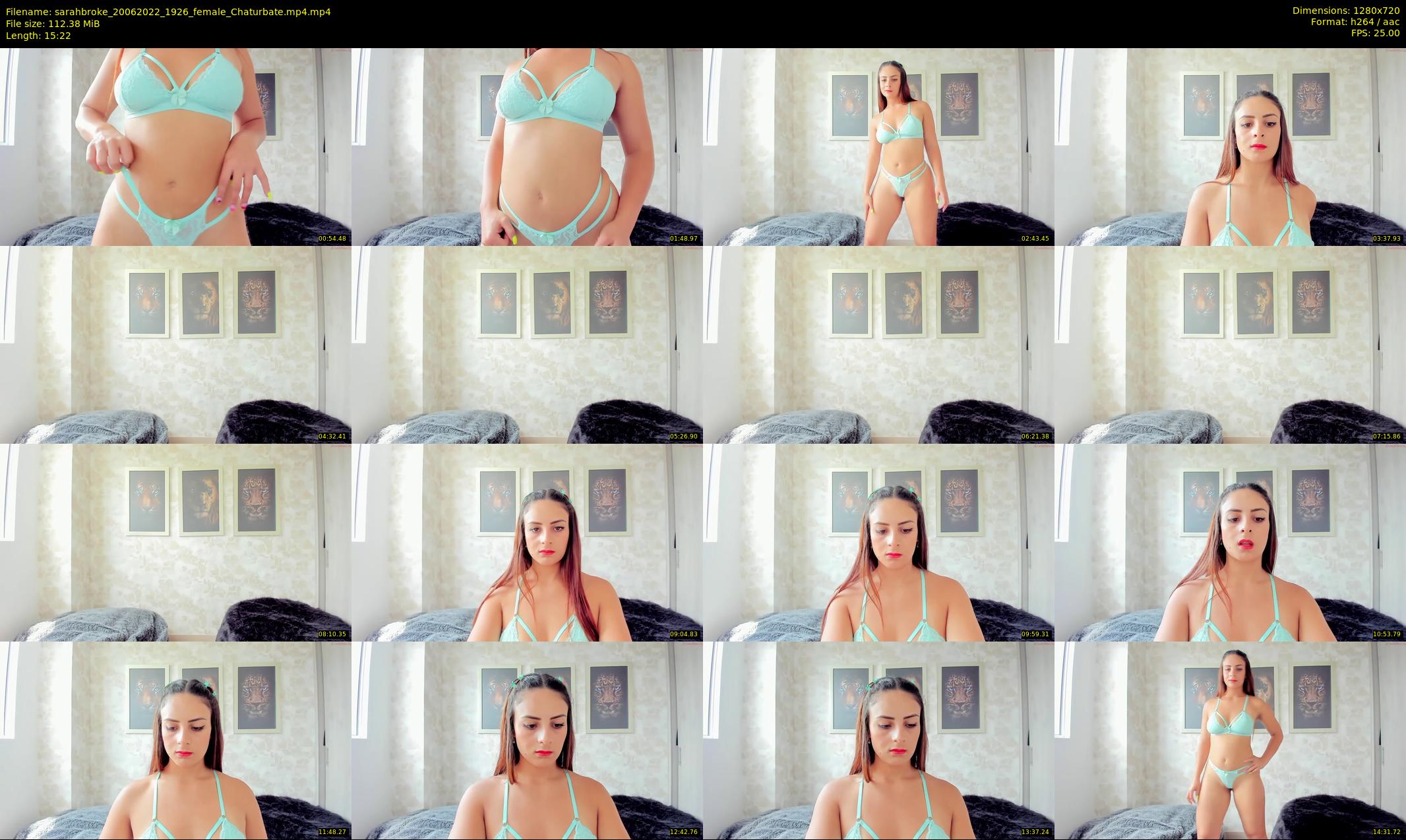 sarahbroke — 16 minute Chaturbate female cam show recording, 720p, Jun 20, 2022