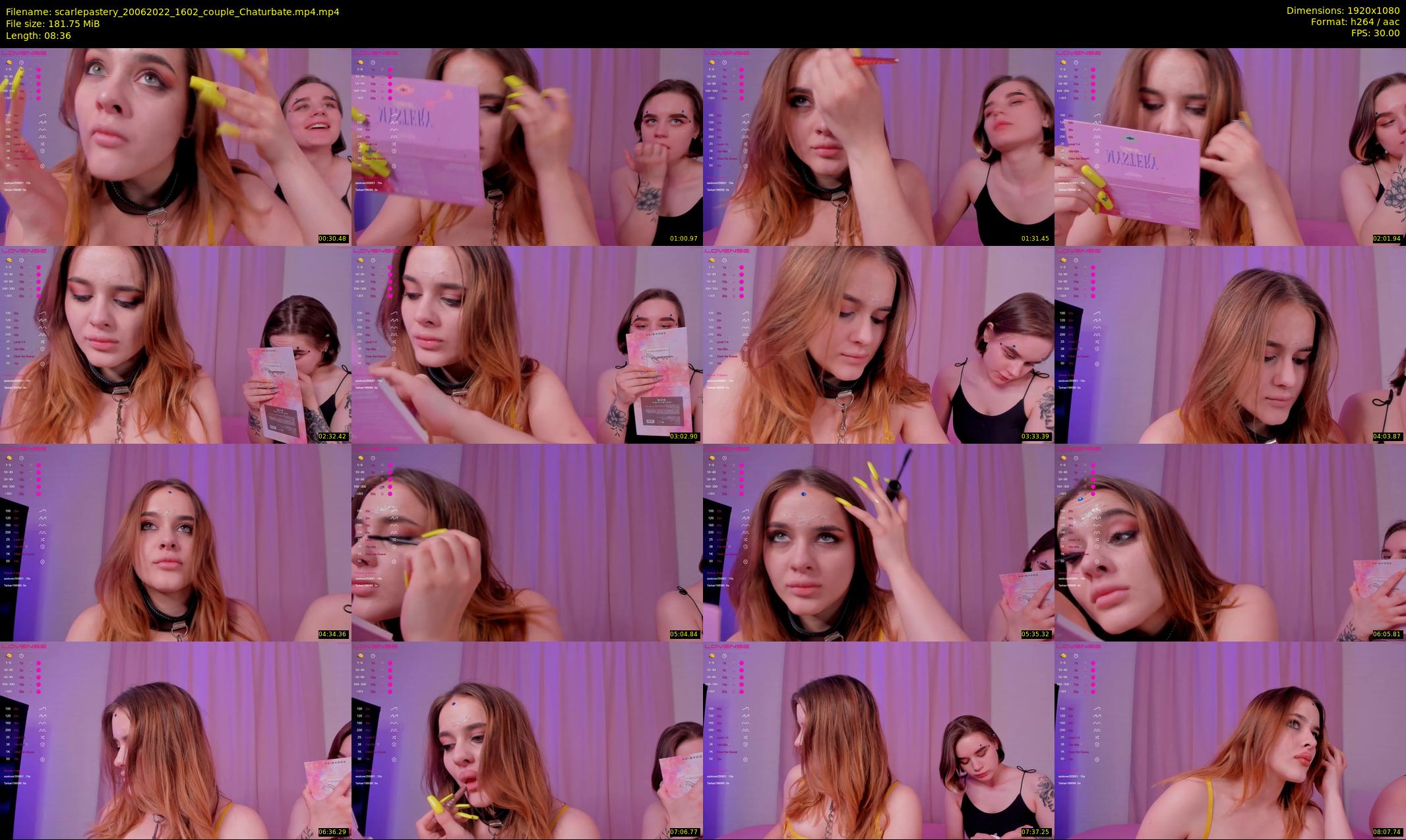 scarlepastery — 9 minute Chaturbate couple cam show recording, 1080p, Jun 20, 2022