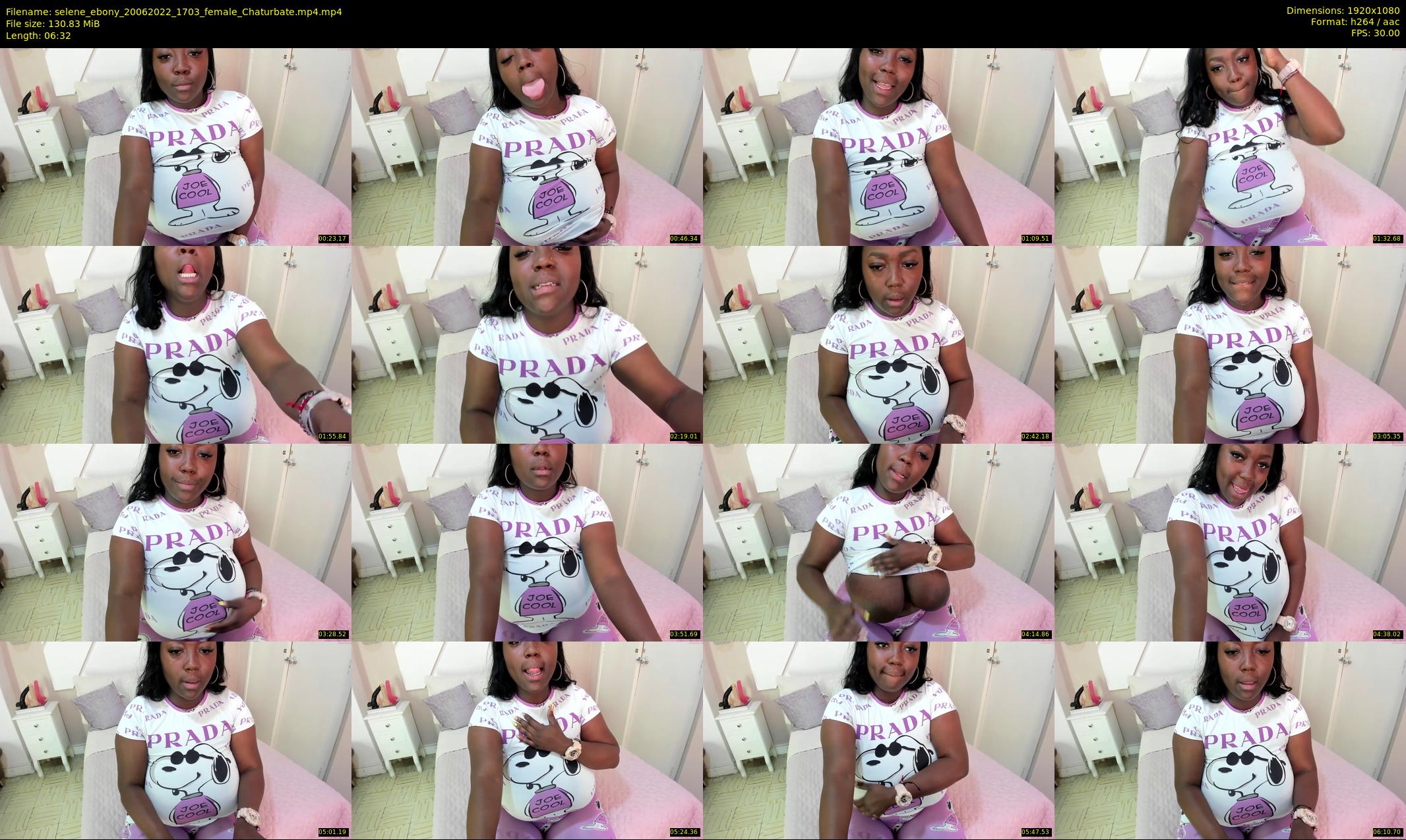 selene_ebony — 7 minute Chaturbate female cam show recording, 1080p, Jun 20, 2022