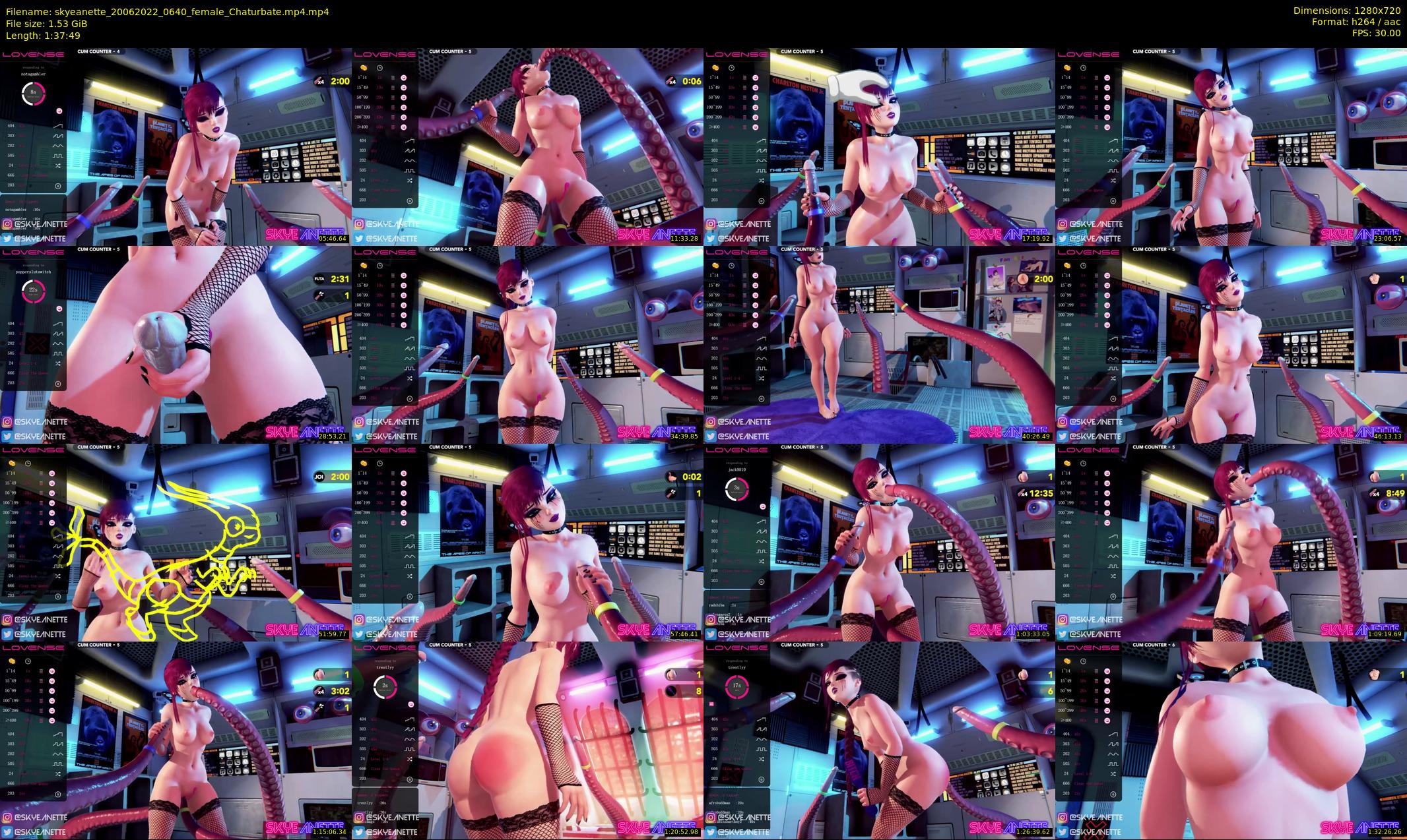 skyeanette — 98 minute Chaturbate female cam show recording, 720p, Jun 20, 2022