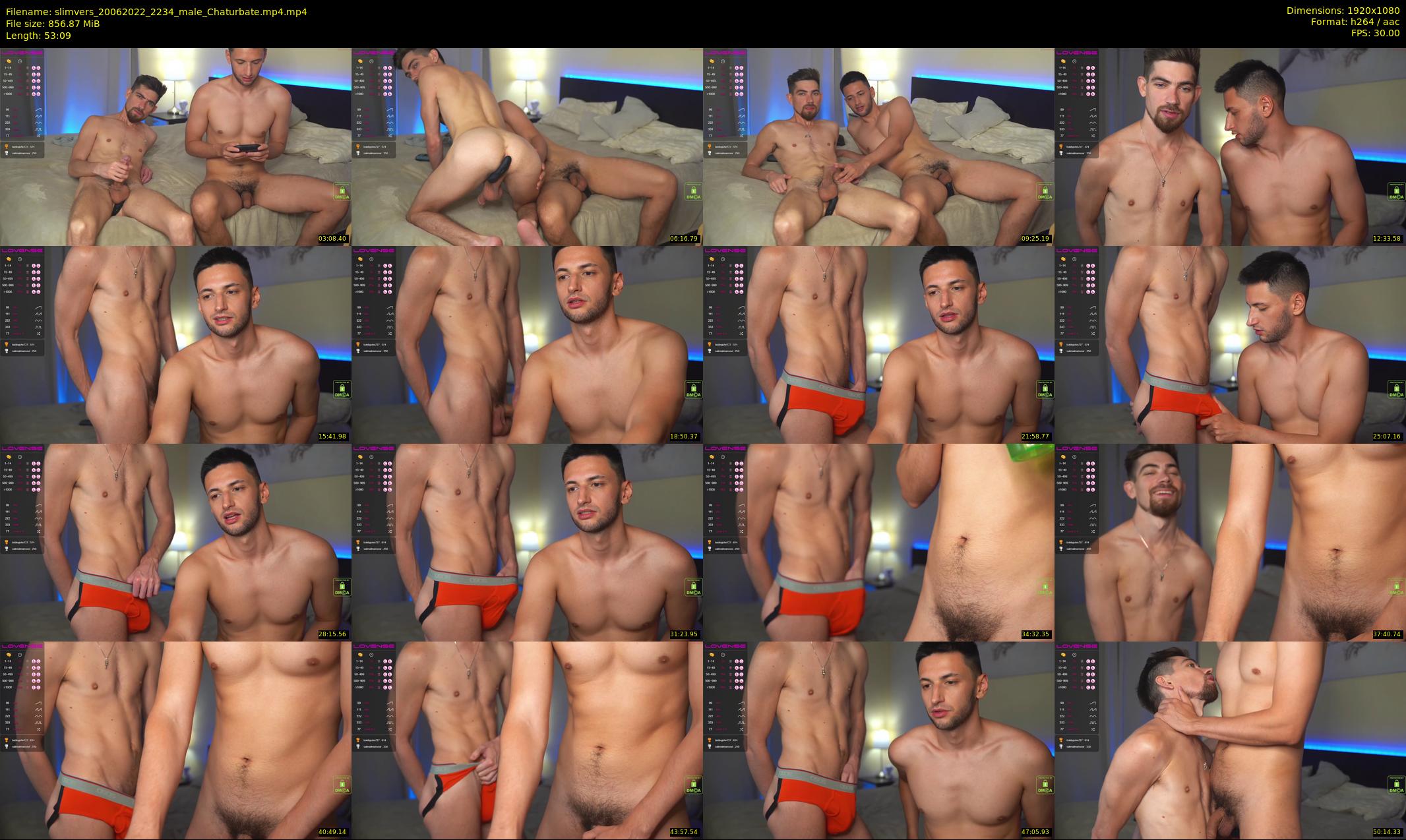 slimvers — 54 minute Chaturbate male cam show recording, 1080p, Jun 20, 2022