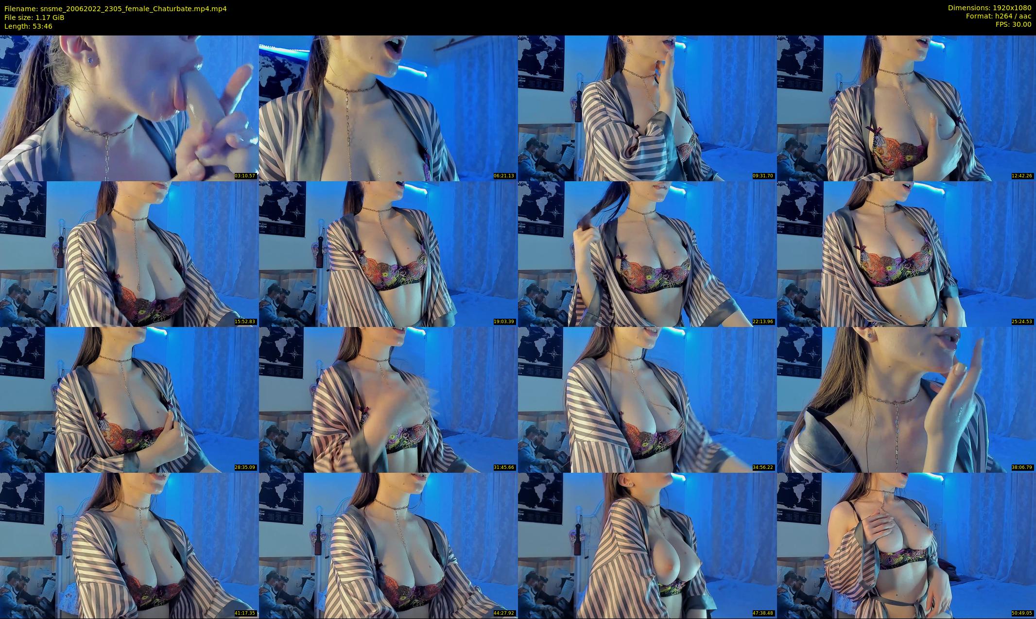 snsme — 54 minute Chaturbate female cam show recording, 1080p, Jun 20, 2022
