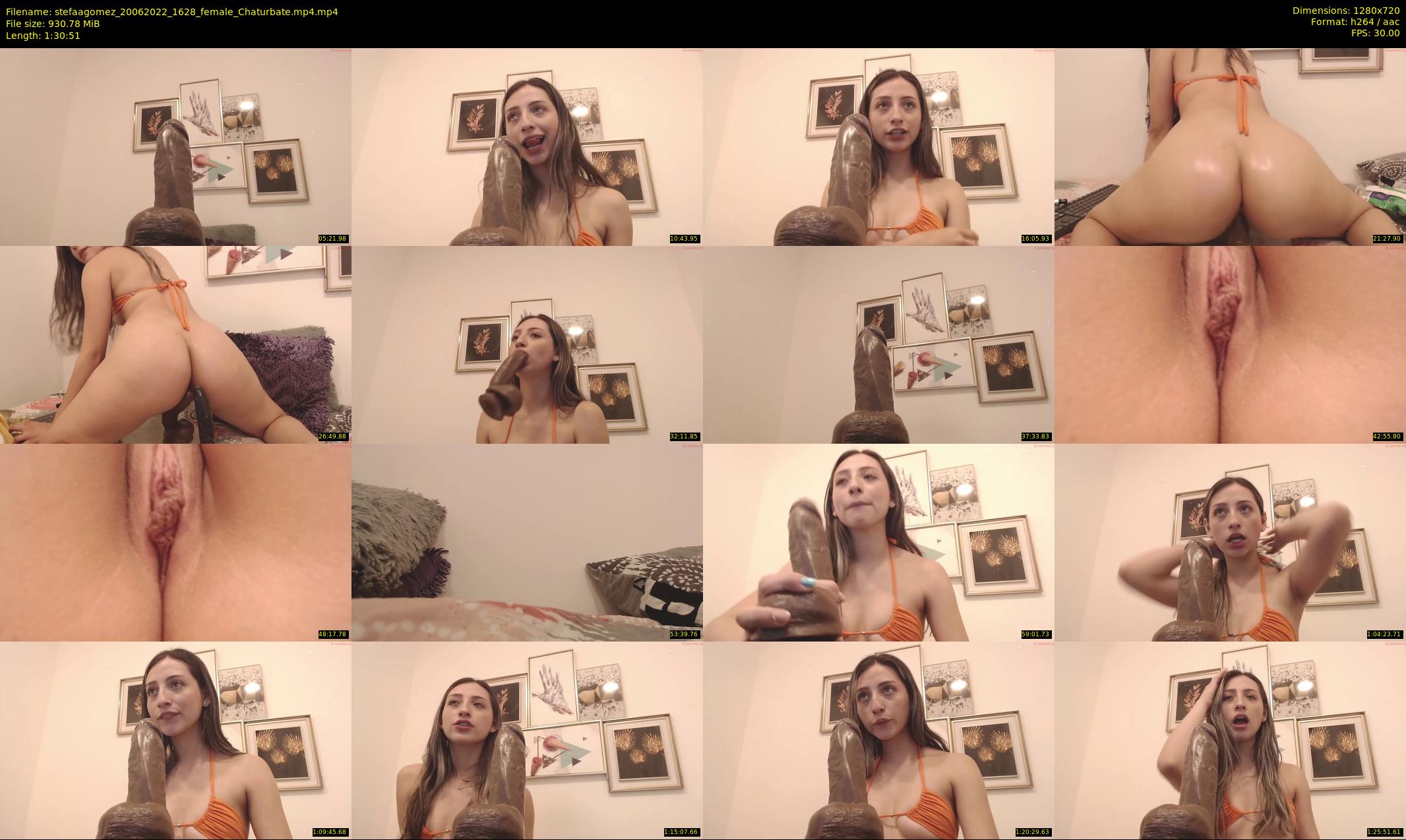 stefaagomez — 91 minute Chaturbate female cam show recording, 720p, Jun 20, 2022