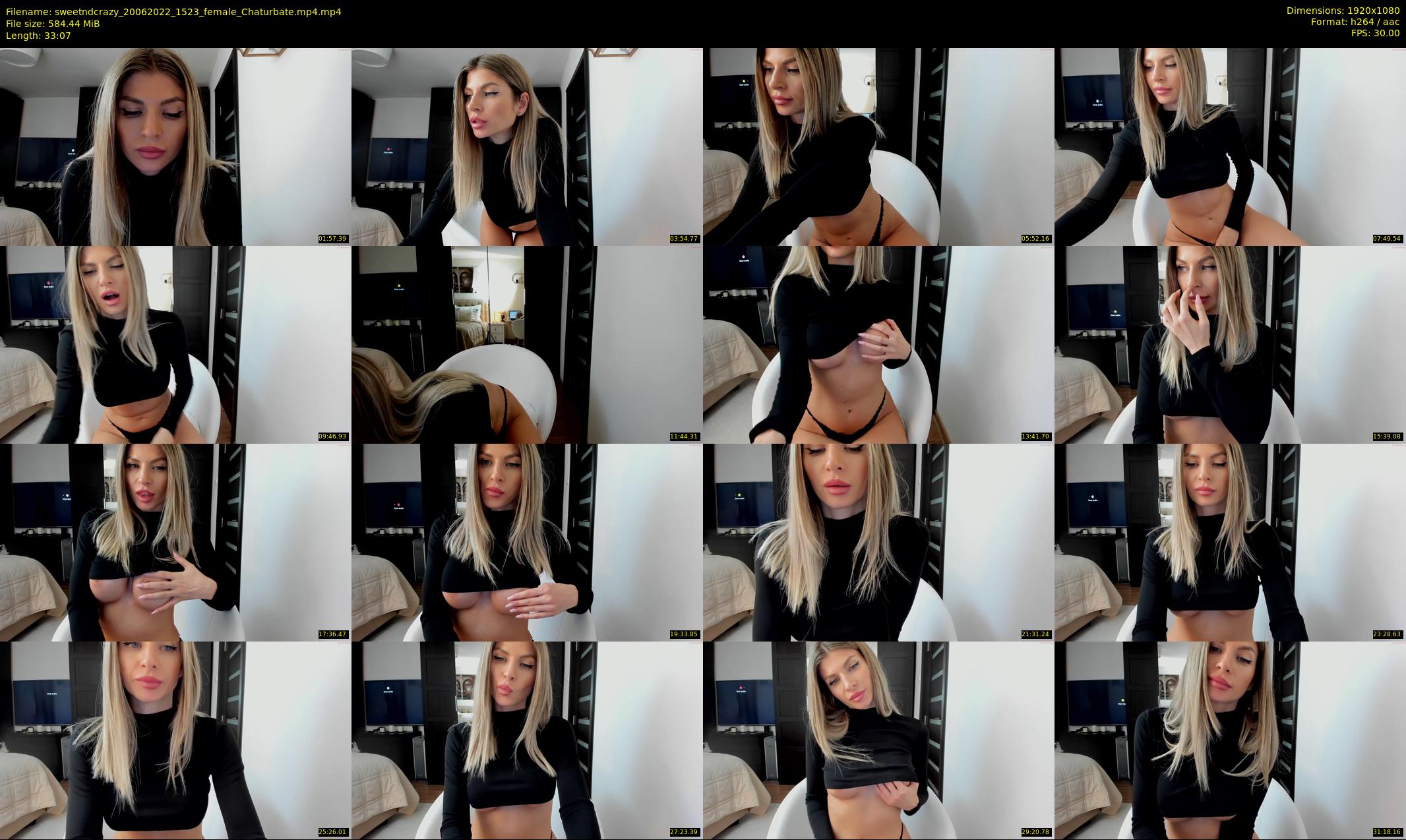 sweetndcrazy — 34 minute Chaturbate female cam show recording, 1080p, Jun 20, 2022