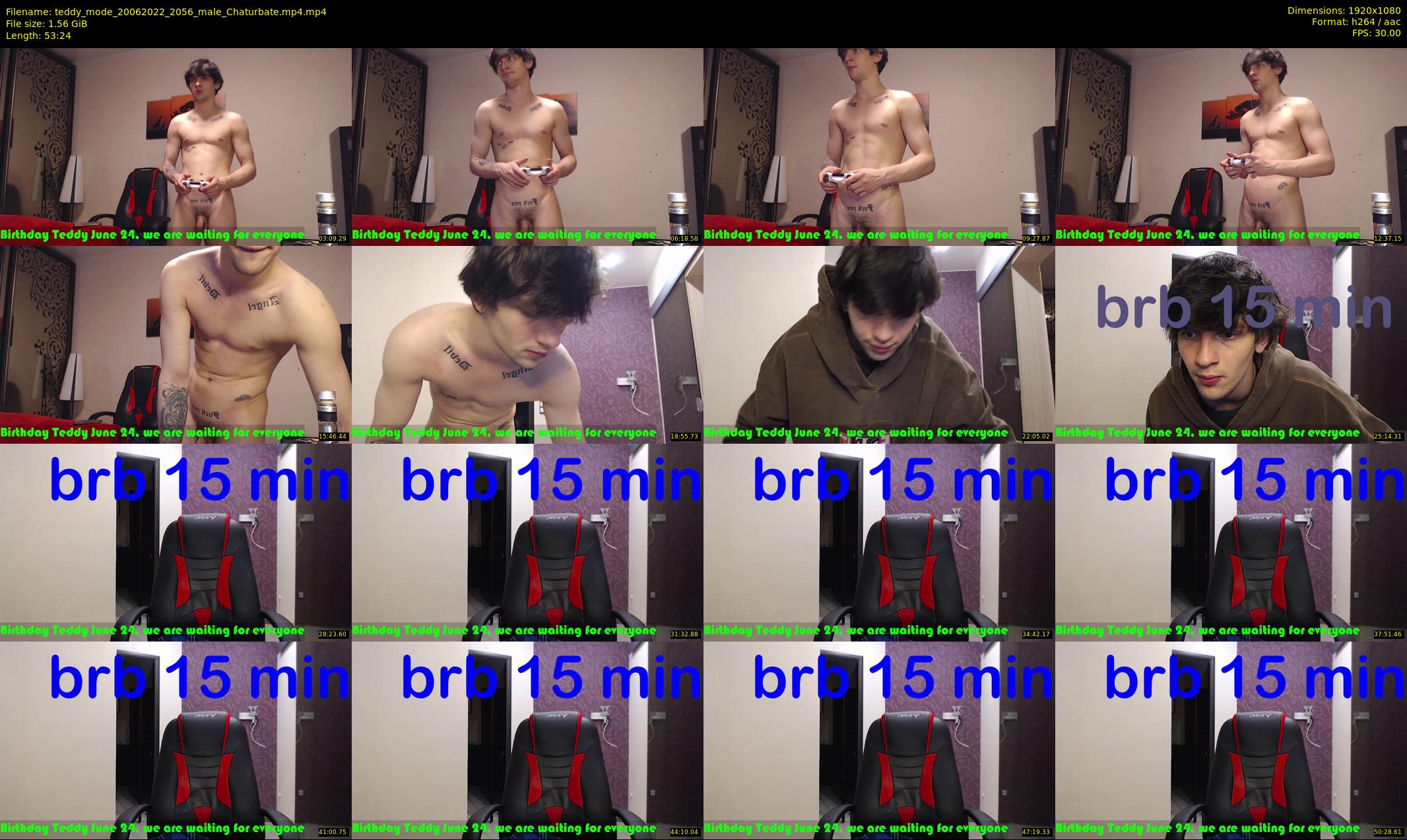 teddy_mode — 54 minute Chaturbate couple cam show recording, 1080p, Jun 20, 2022