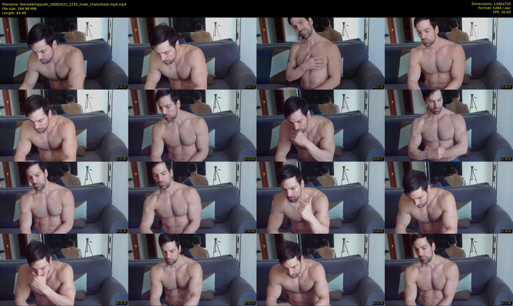 therealkingyoshi — 46 minute Chaturbate male cam show recording, 720p, Jun 20, 2022