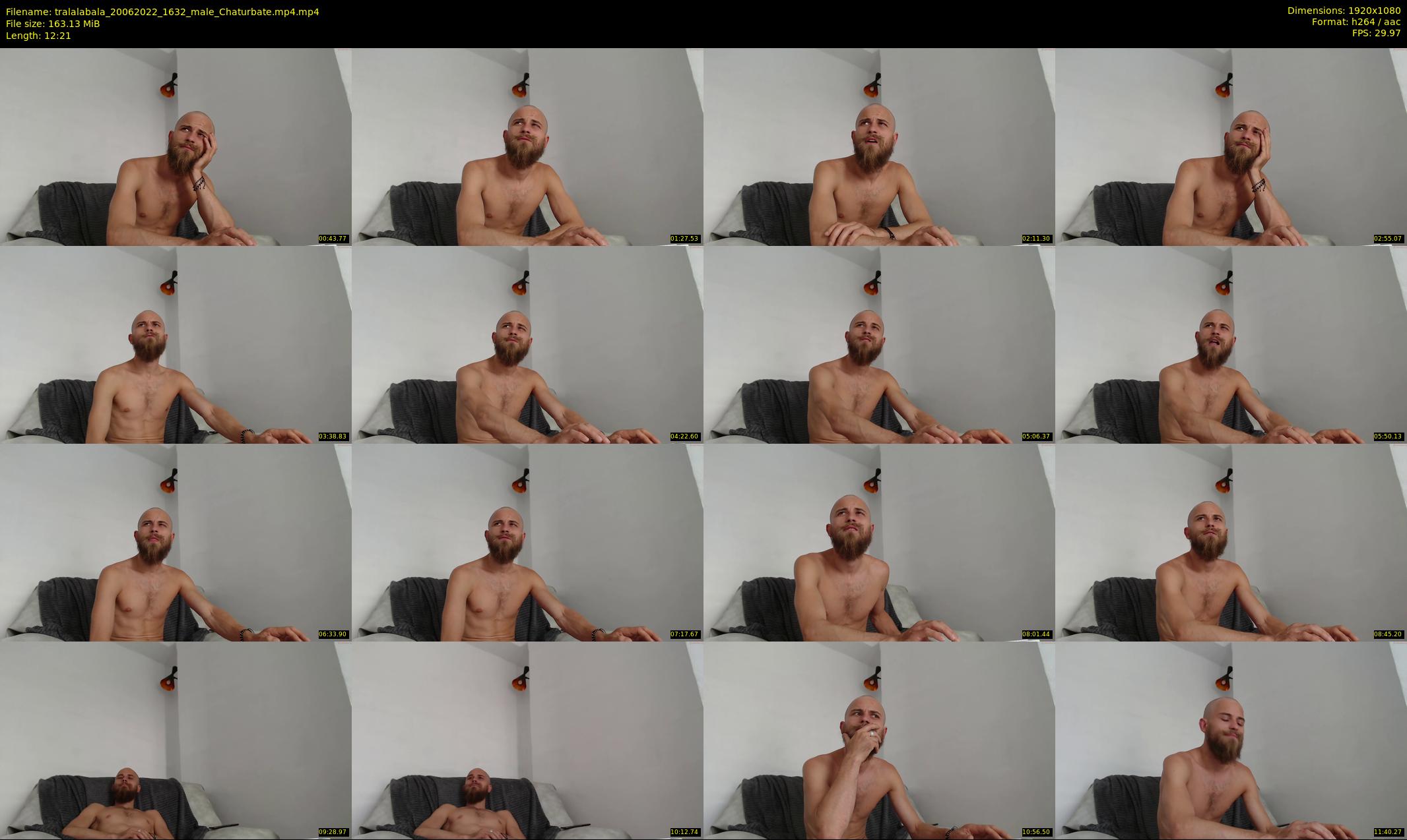 tralalabala — 13 minute Chaturbate male cam show recording, 1080p, Jun 20, 2022