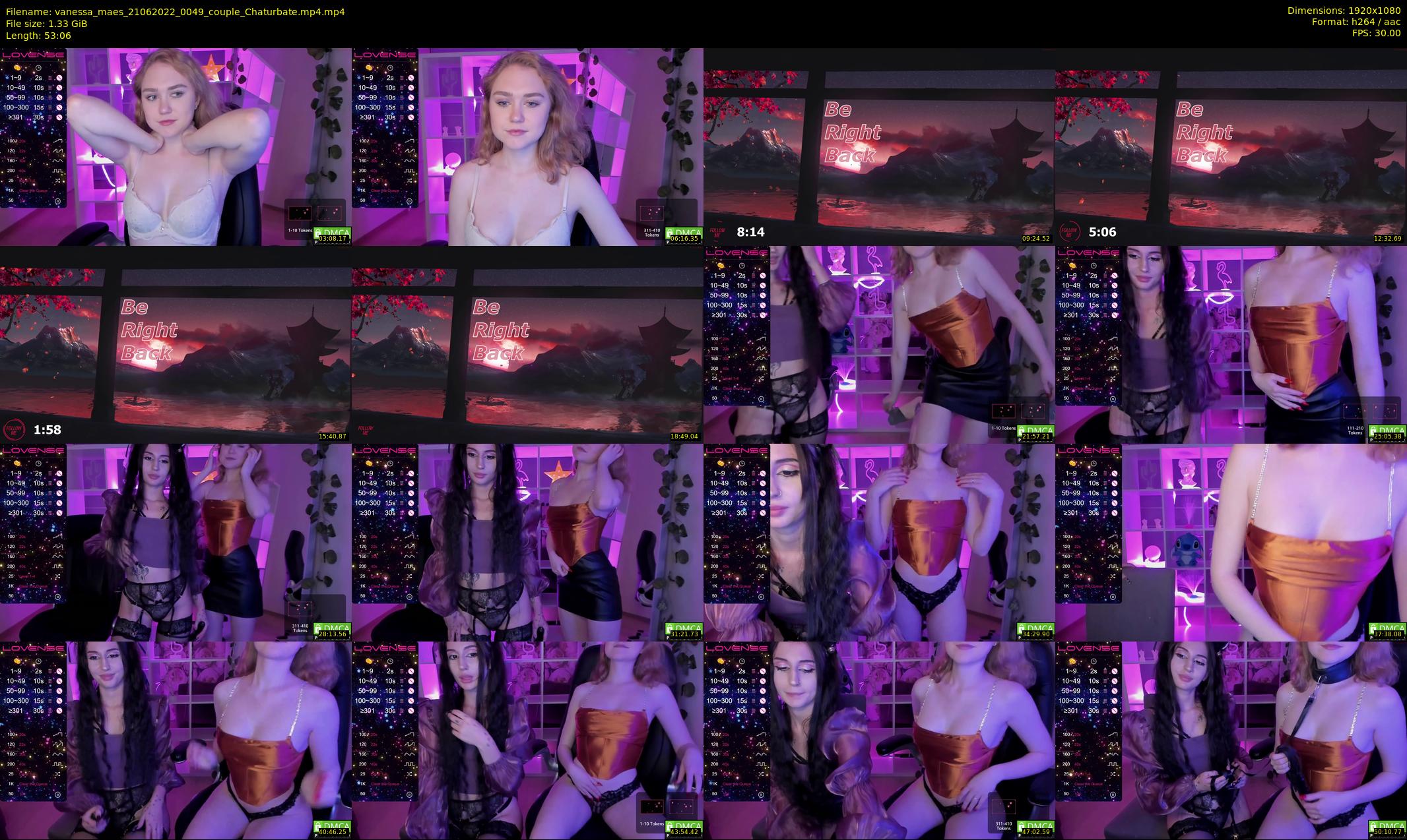 vanessa_maes — 54 minute Chaturbate female cam show recording, 1080p, Jun 21, 2022