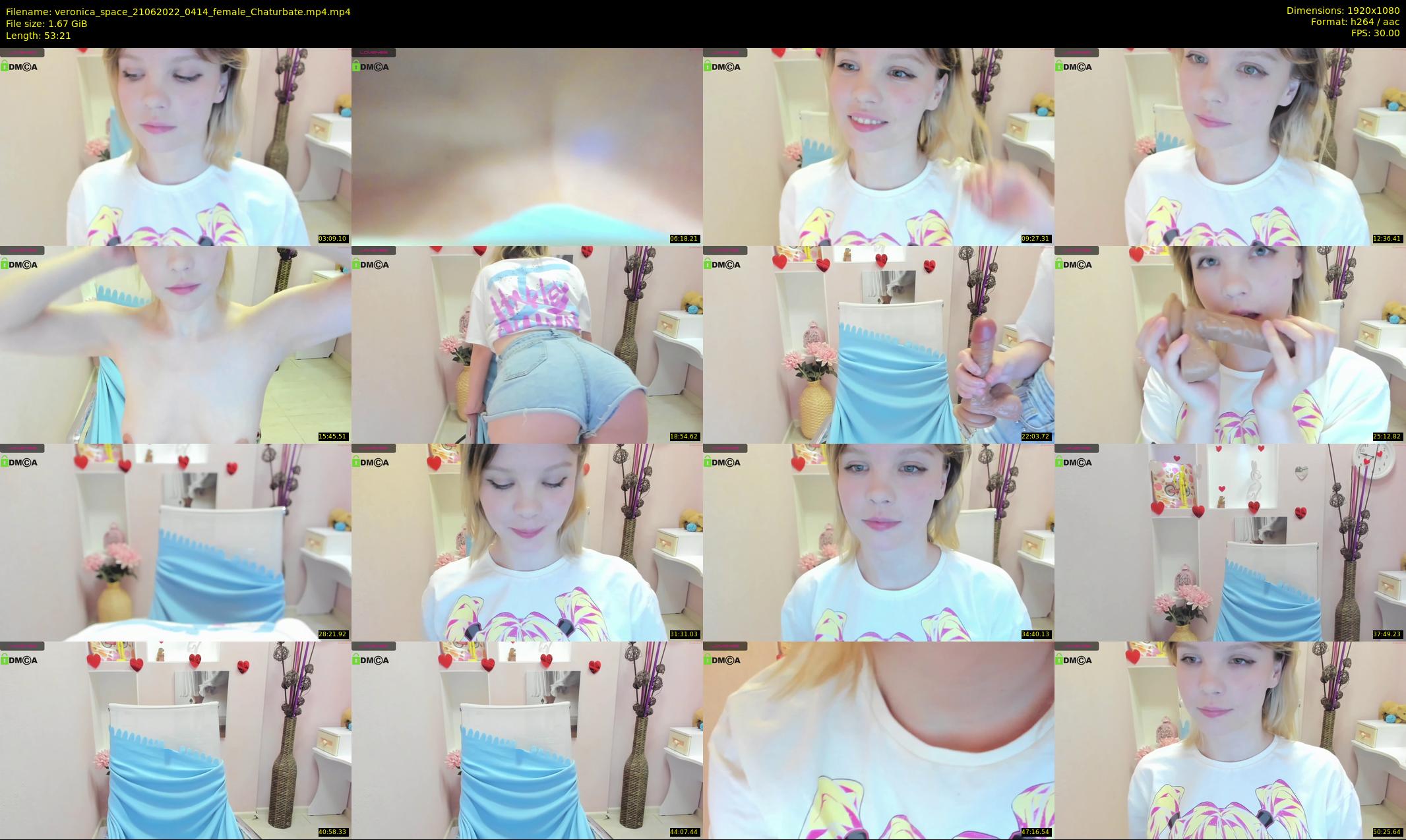 veronica_space — 54 minute Chaturbate female cam show recording, 1080p, Jun 21, 2022