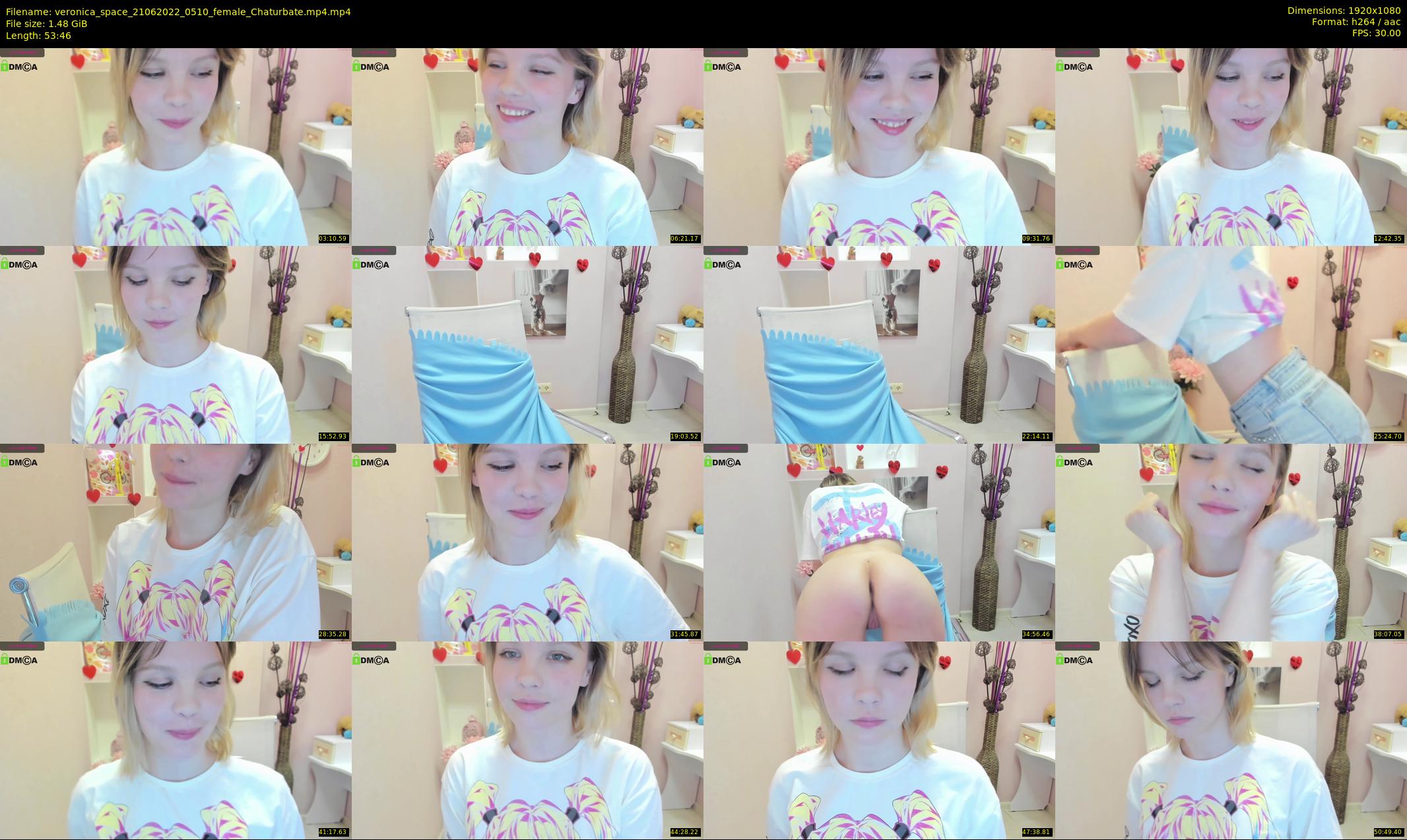 veronica_space — 54 minute Chaturbate female cam show recording, 1080p, Jun 21, 2022