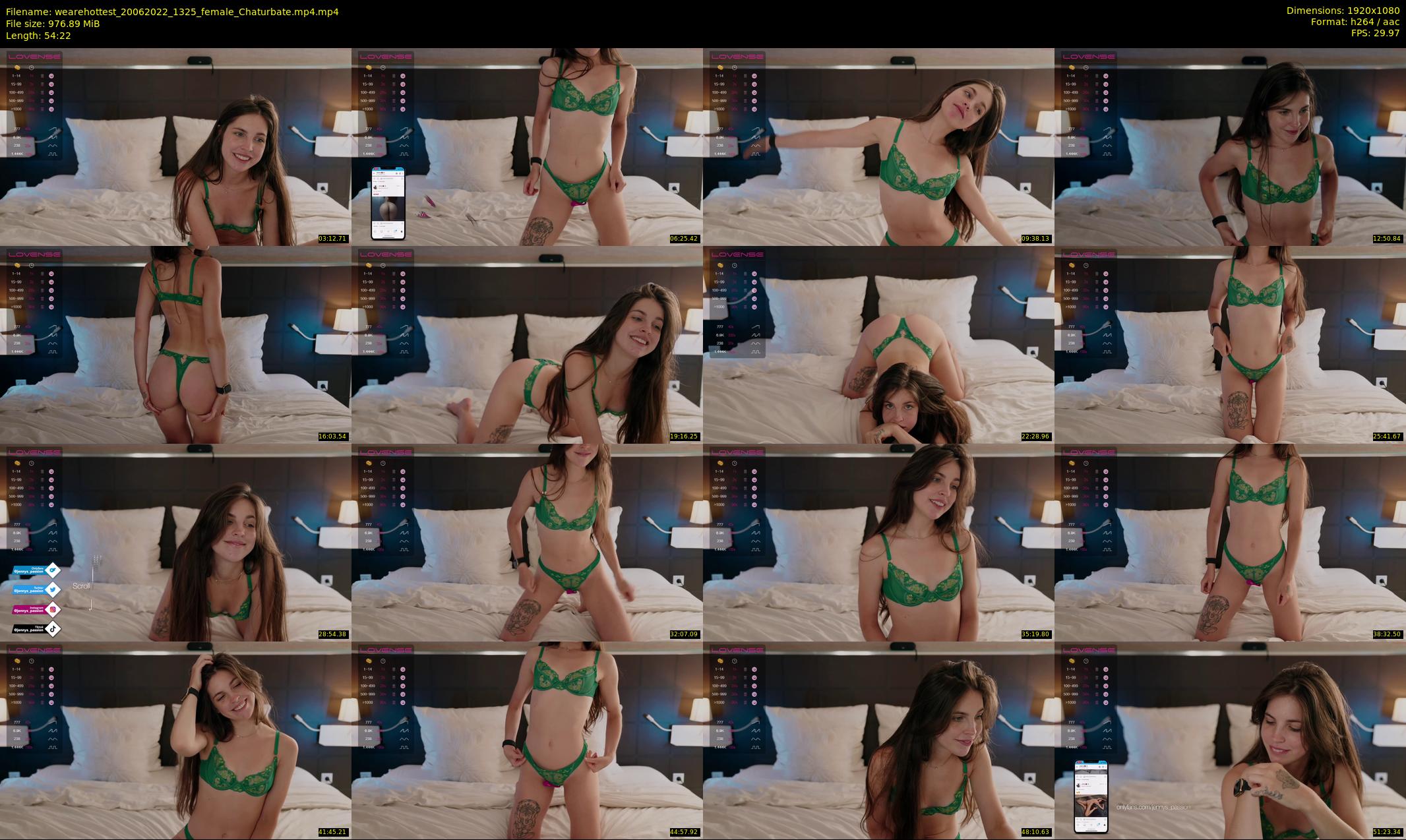 wearehottest — 55 minute Chaturbate couple cam show recording, 1080p, Jun 20, 2022