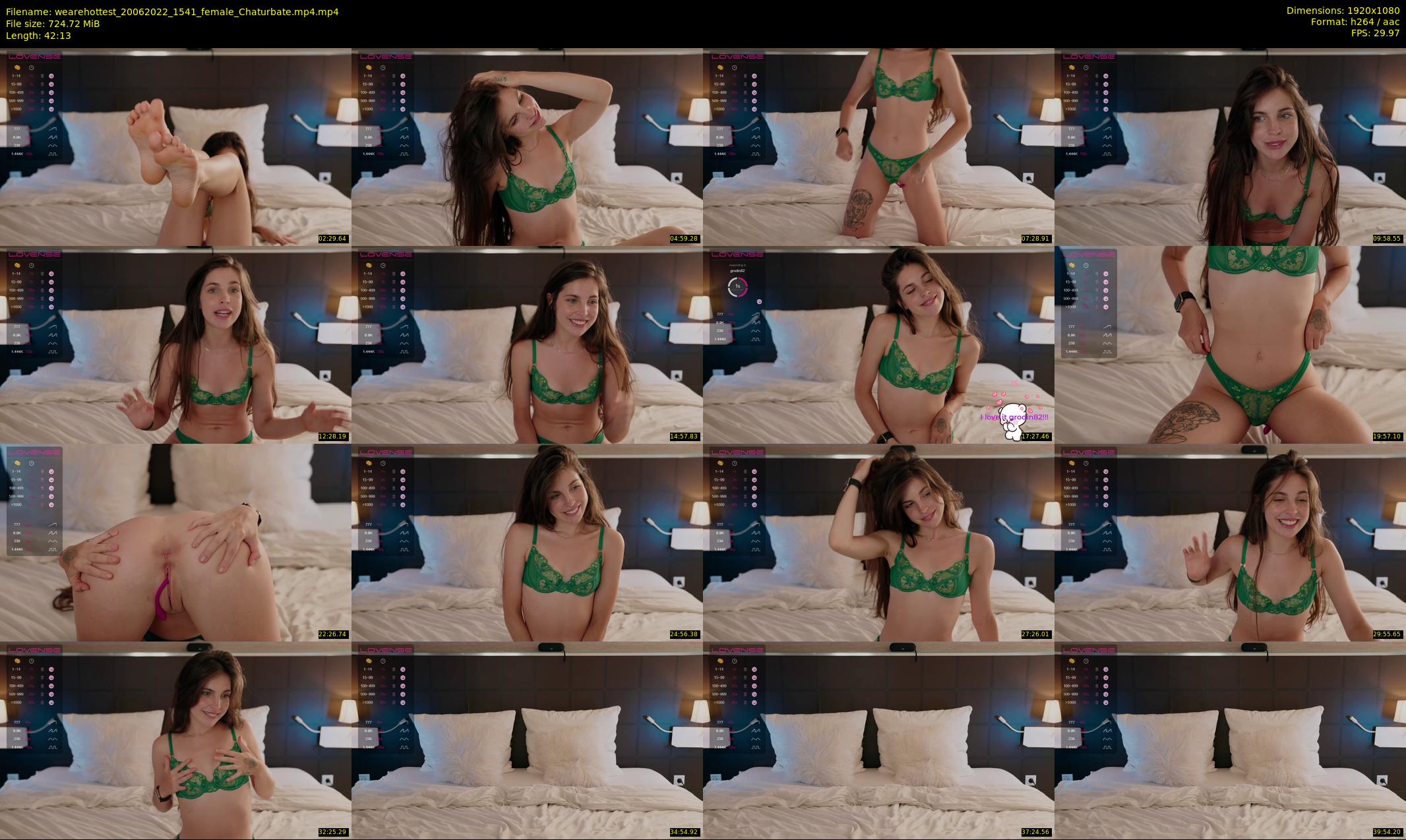 wearehottest — 43 minute Chaturbate couple cam show recording, 1080p, Jun 20, 2022