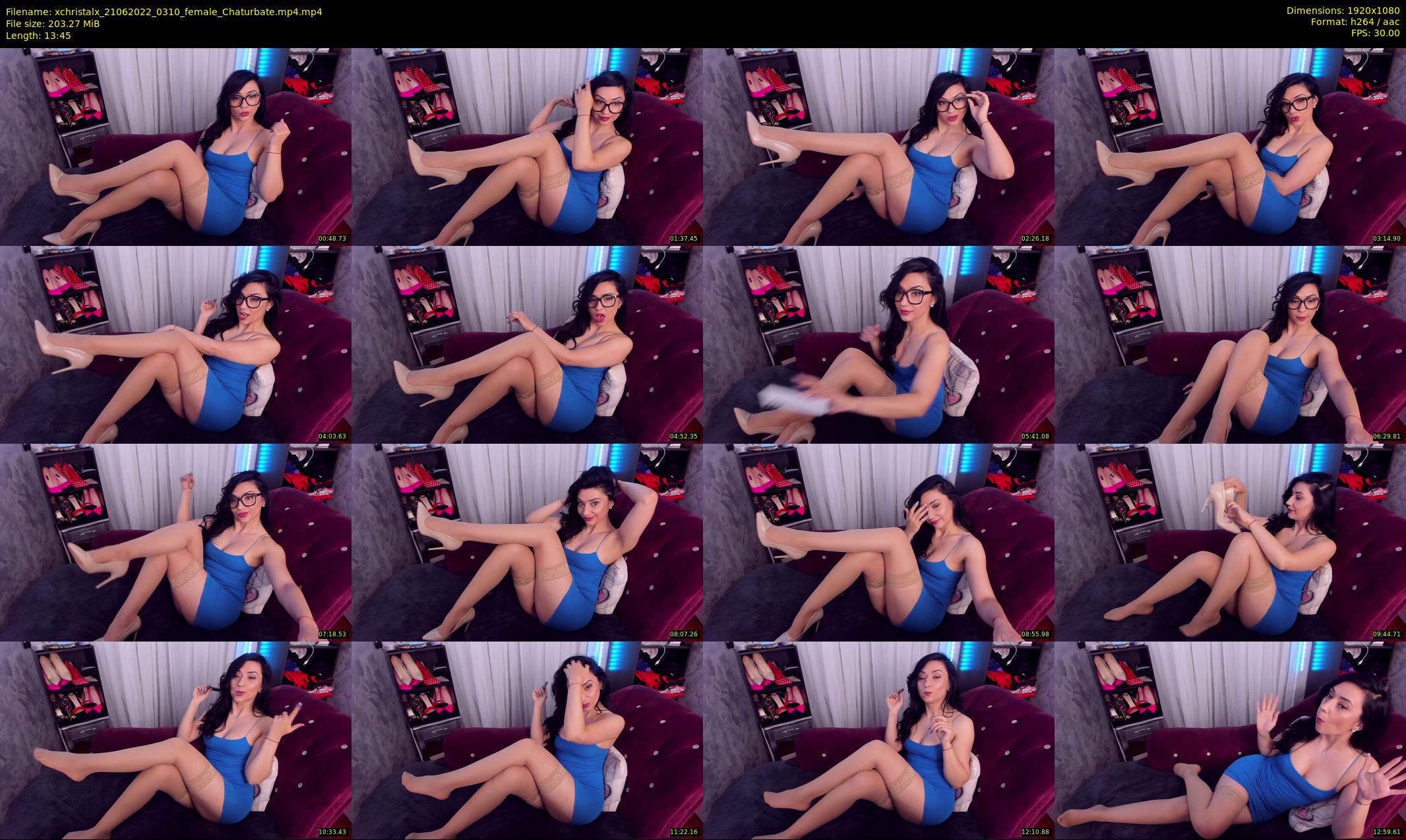 xchristalx — 14 minute Chaturbate female cam show recording, 1080p, Jun 21, 2022