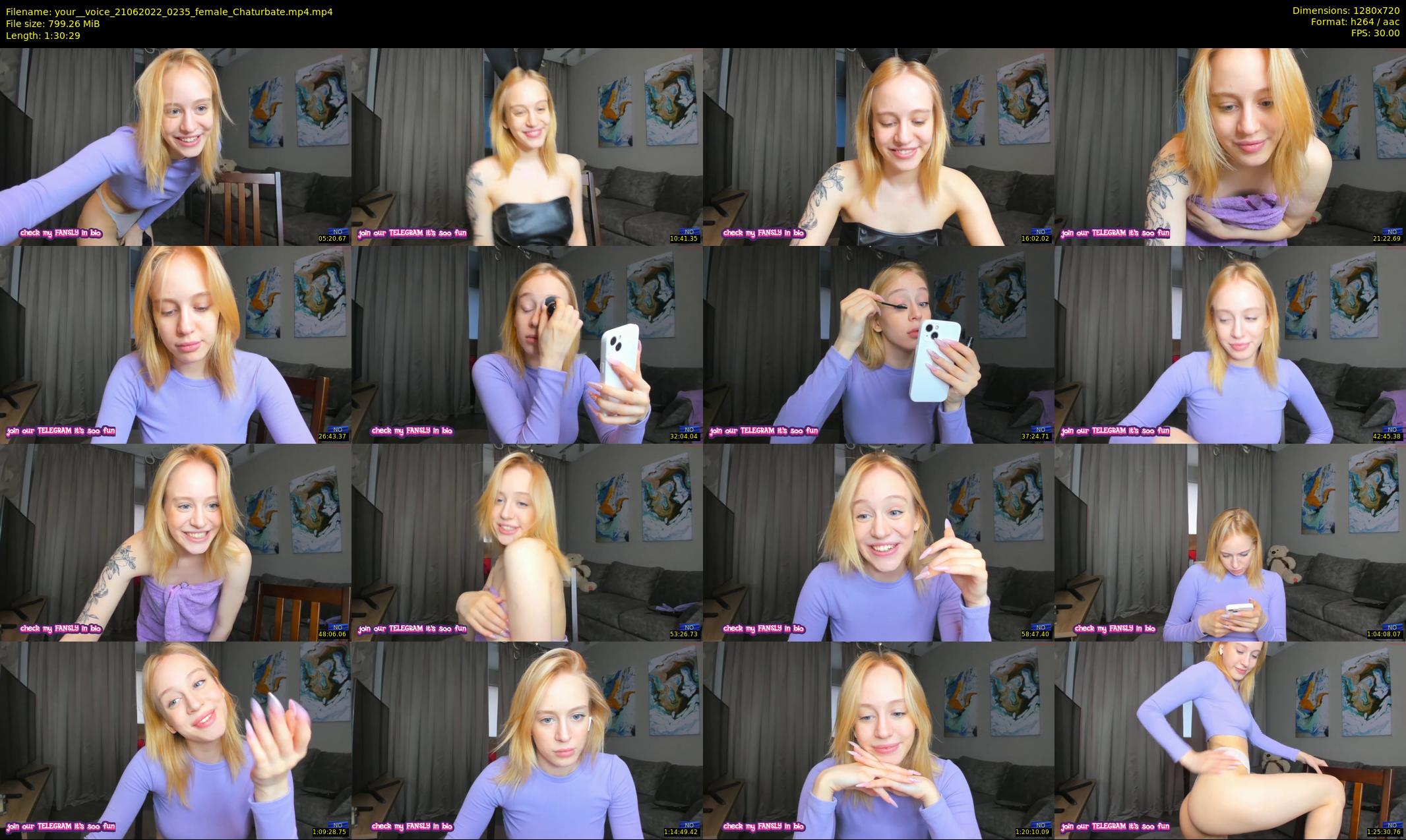 your__voice — 91 minute Chaturbate female cam show recording, 720p, Jun 21, 2022