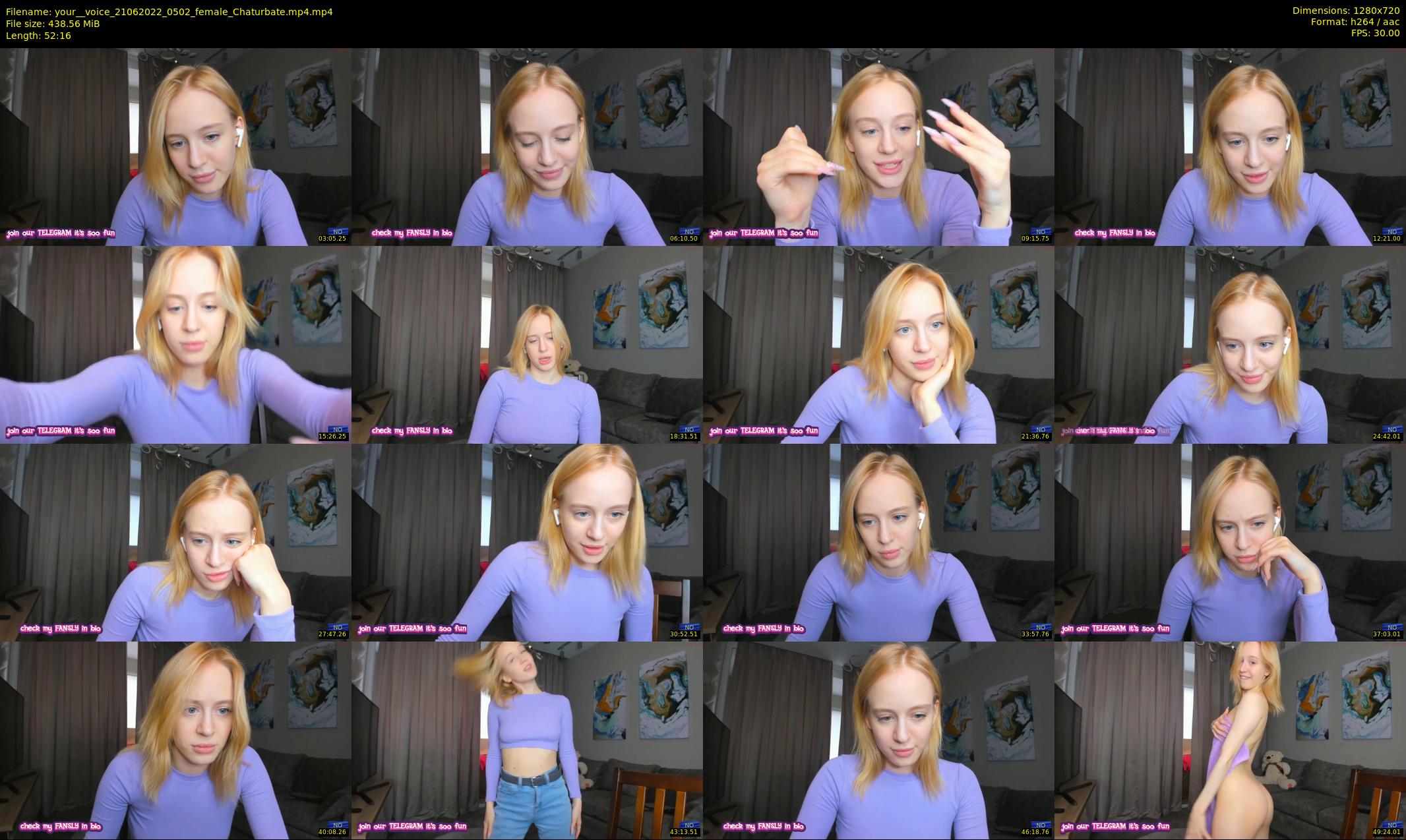 your__voice — 53 minute Chaturbate female cam show recording, 720p, Jun 21, 2022