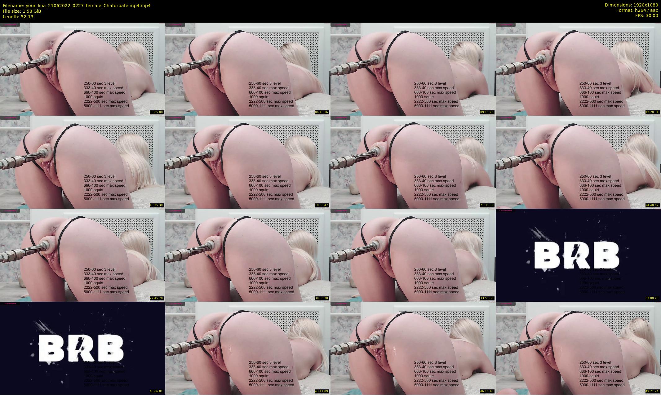 your_lina — 53 minute Chaturbate female cam show recording, 1080p, Jun 21, 2022