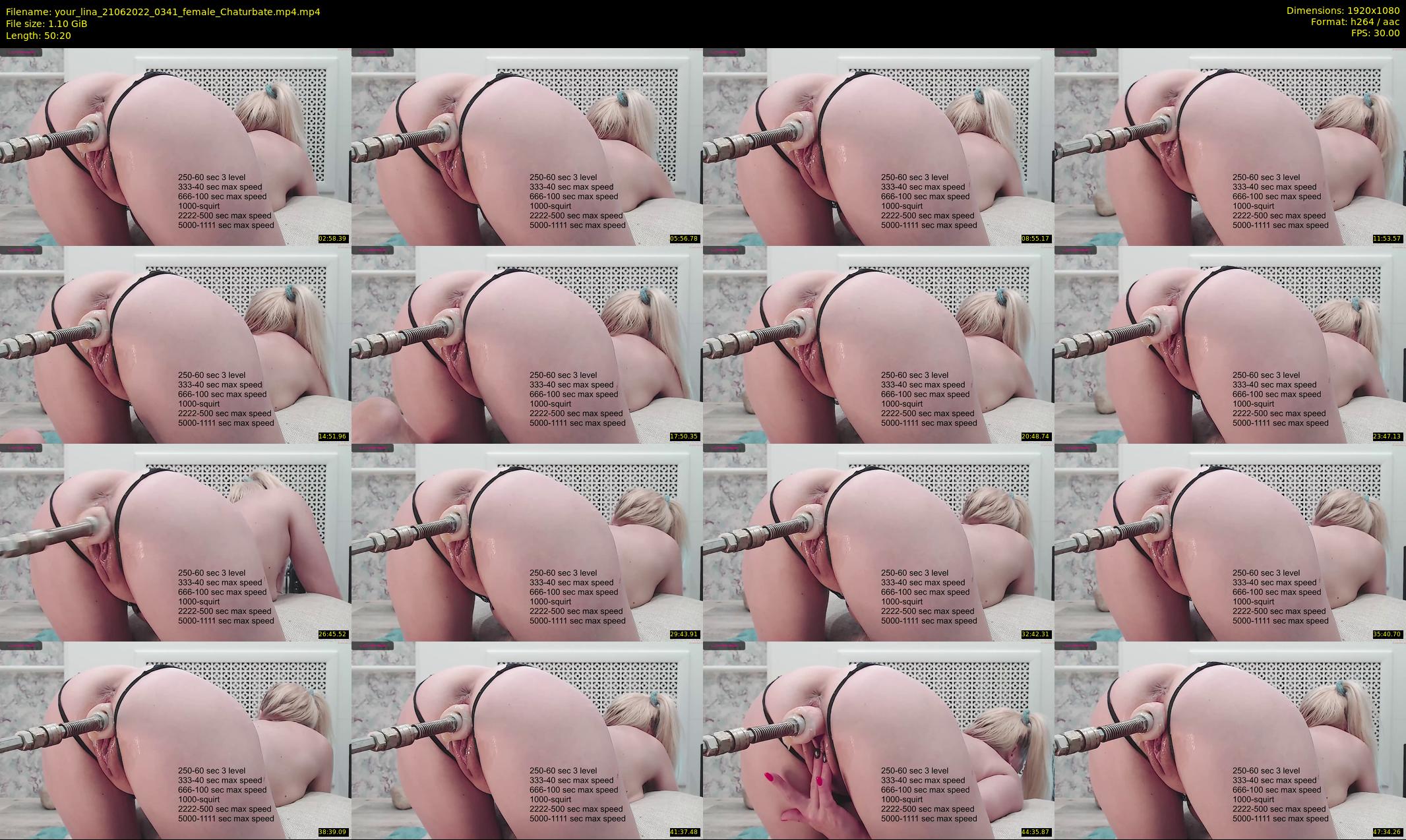 your_lina — 51 minute Chaturbate female cam show recording, 1080p, Jun 21, 2022