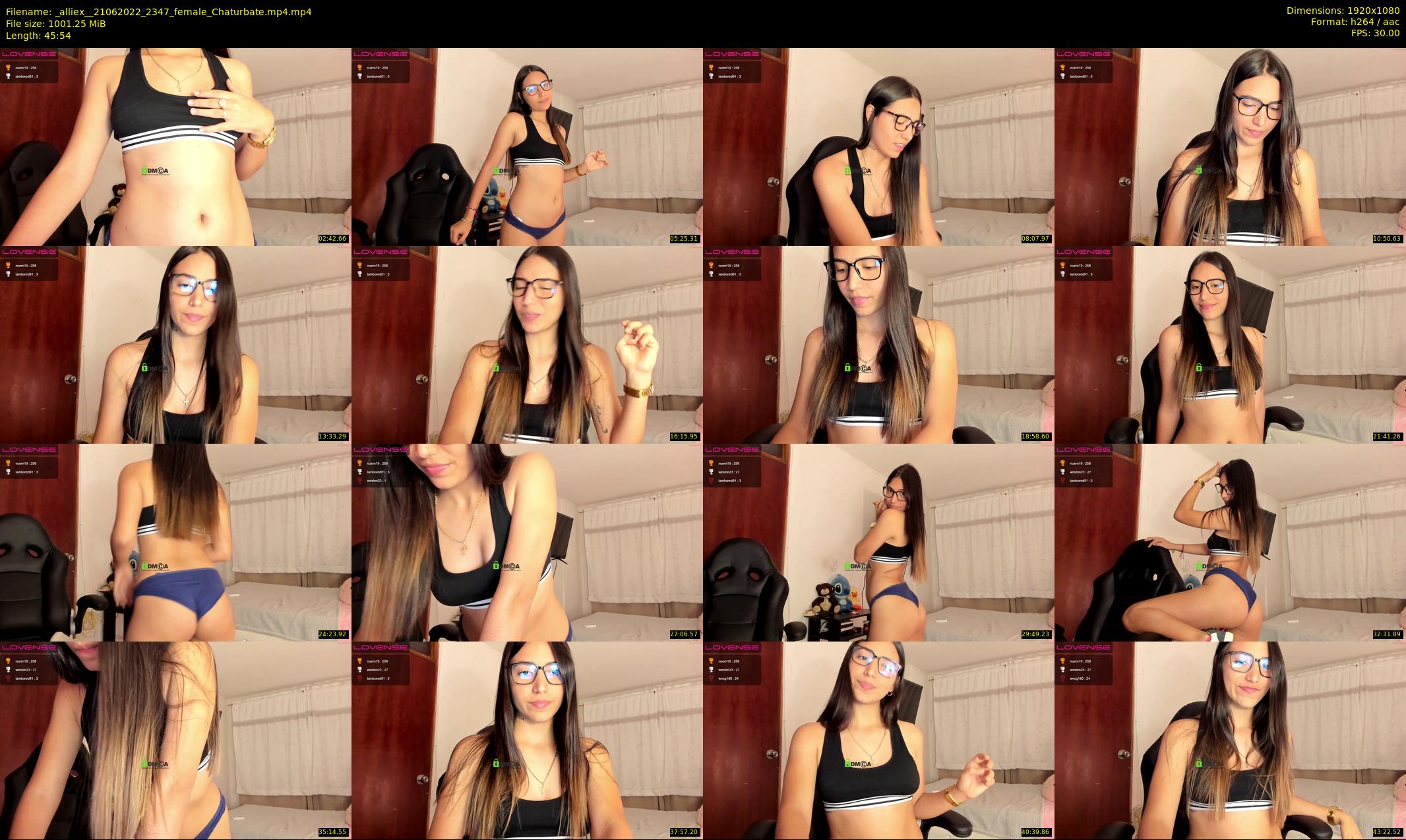 _alliex_ — 46 minute Chaturbate female cam show recording, 1080p, Jun 21, 2022
