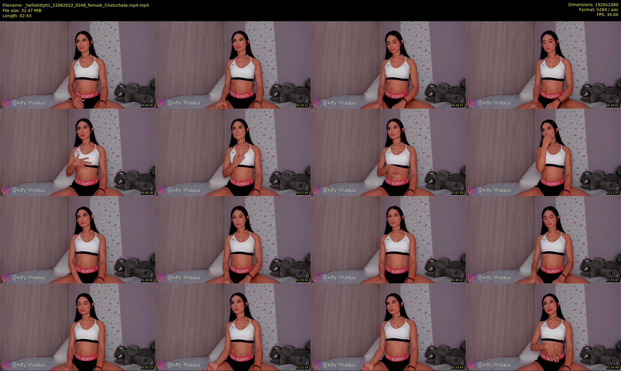 _hellokitty01 — 3 minute Chaturbate female cam show recording, 1080p, Jun 22, 2022