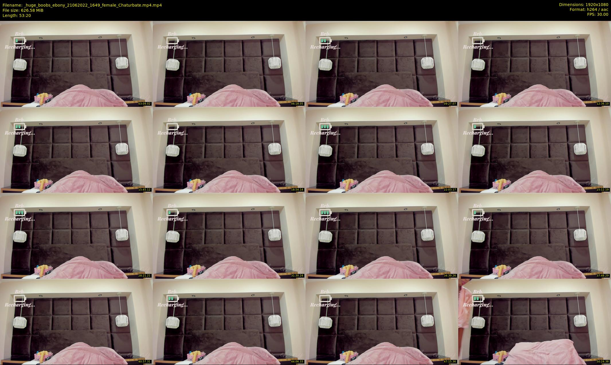 _huge_boobs_ebony — 54 minute Chaturbate female cam show recording, 1080p, Jun 21, 2022