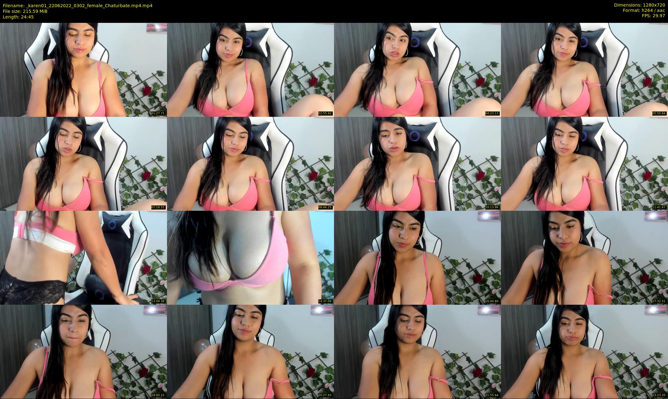 _karen01 — 25 minute Chaturbate female cam show recording, 720p, Jun 22, 2022