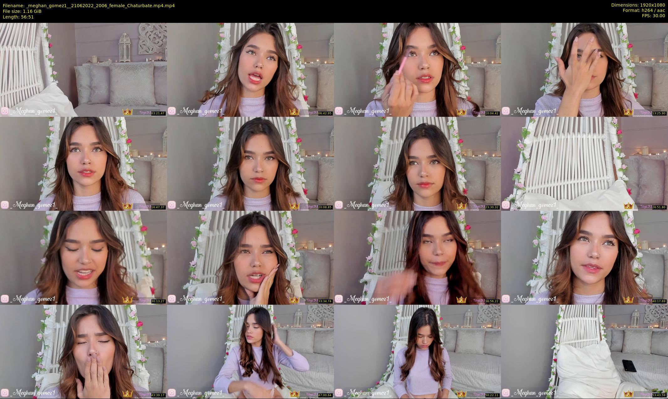 _meghan_gomez1_ — 57 minute Chaturbate female cam show recording, 1080p, Jun 21, 2022