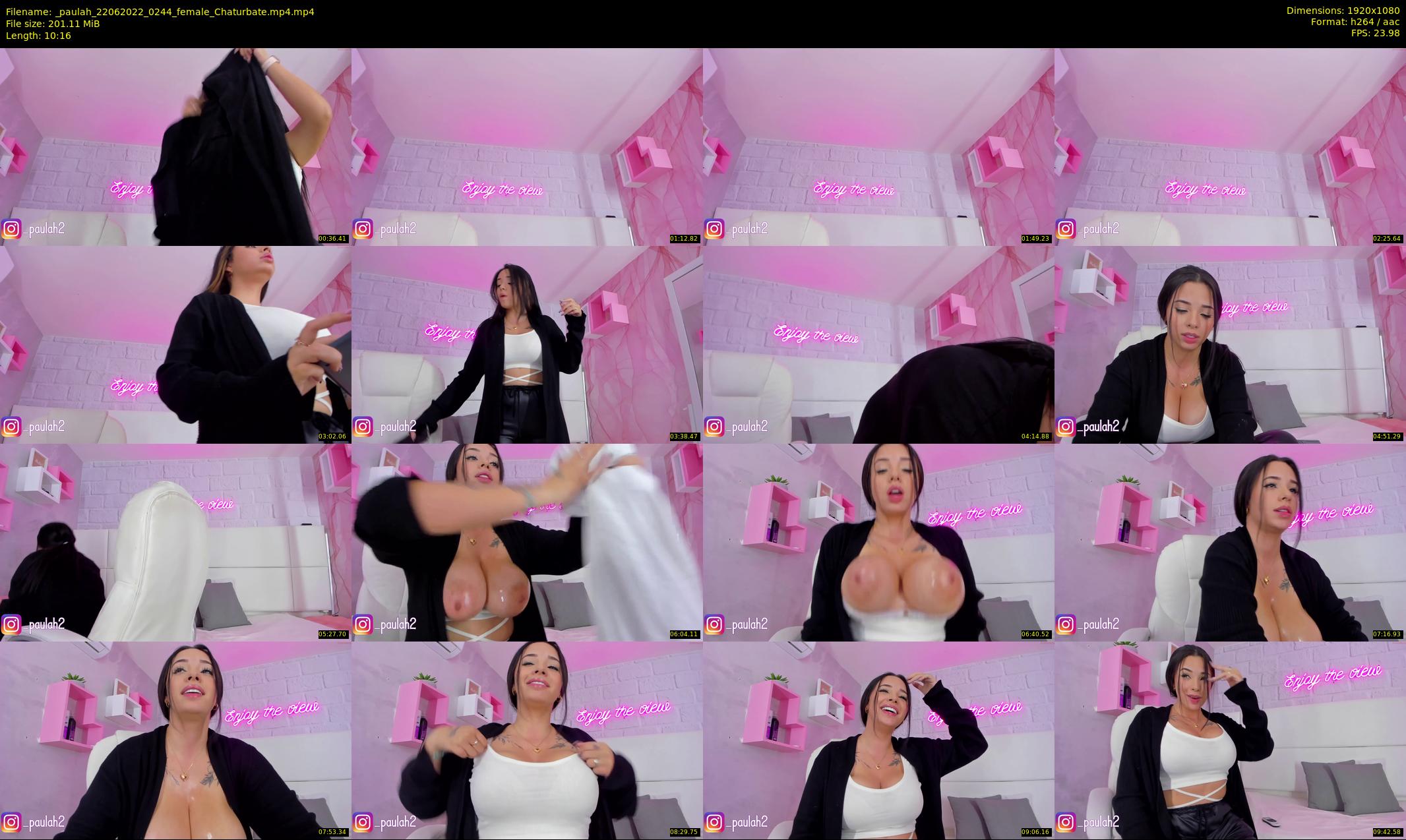 _paulah — 11 minute Chaturbate female cam show recording, 1080p, Jun 22, 2022