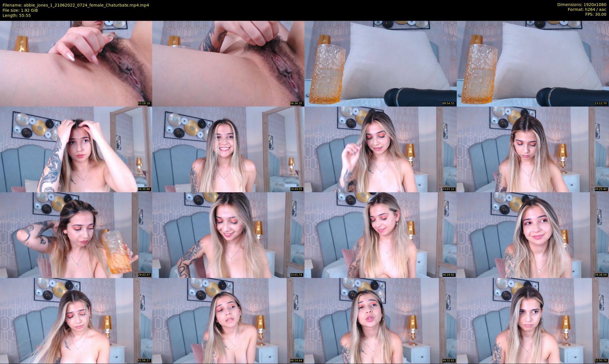 abbie_jones_1 — 56 minute Chaturbate female cam show recording, 1080p, Jun 21, 2022