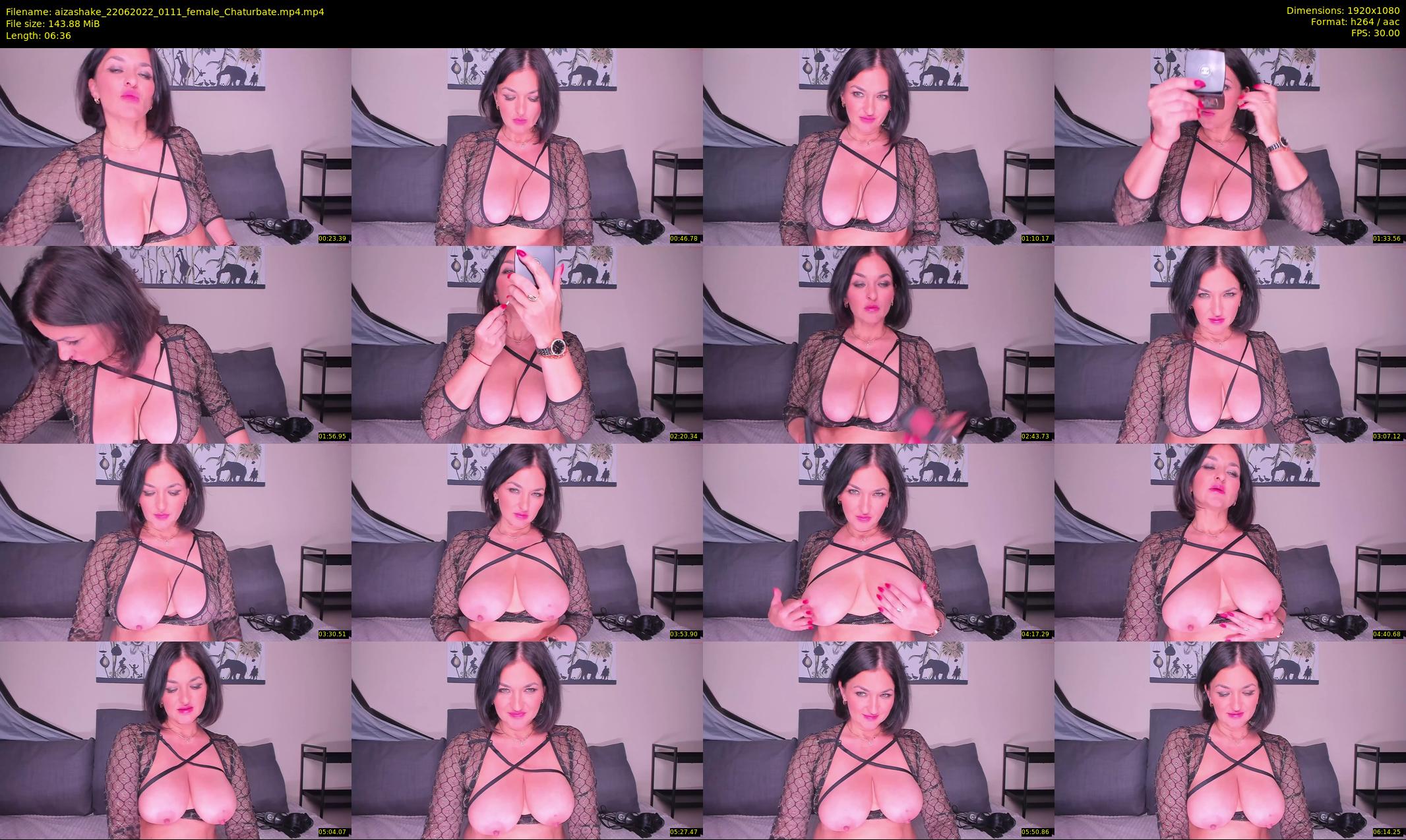 aizashake — 7 minute Chaturbate female cam show recording, 1080p, Jun 22, 2022