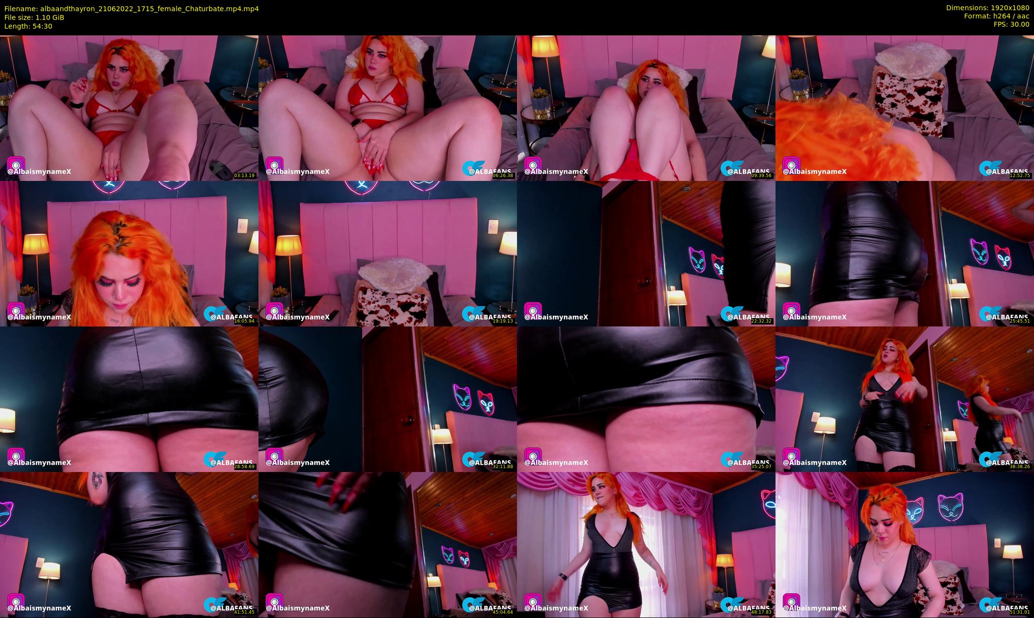 albaandthayron — 55 minute Chaturbate couple cam show recording, 1080p, Jun 21, 2022