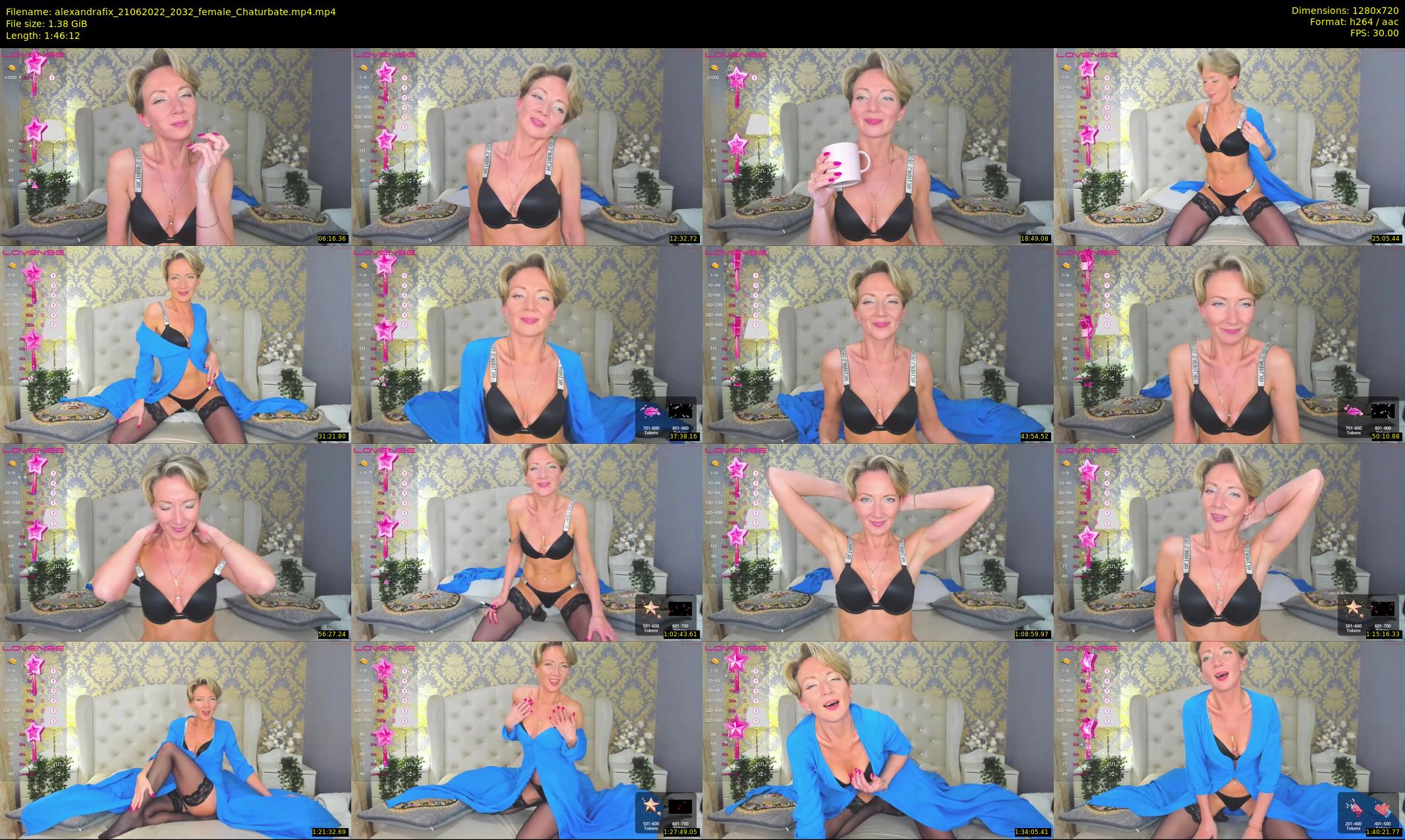 alexandrafix — 107 minute Chaturbate female cam show recording, 720p, Jun 21, 2022
