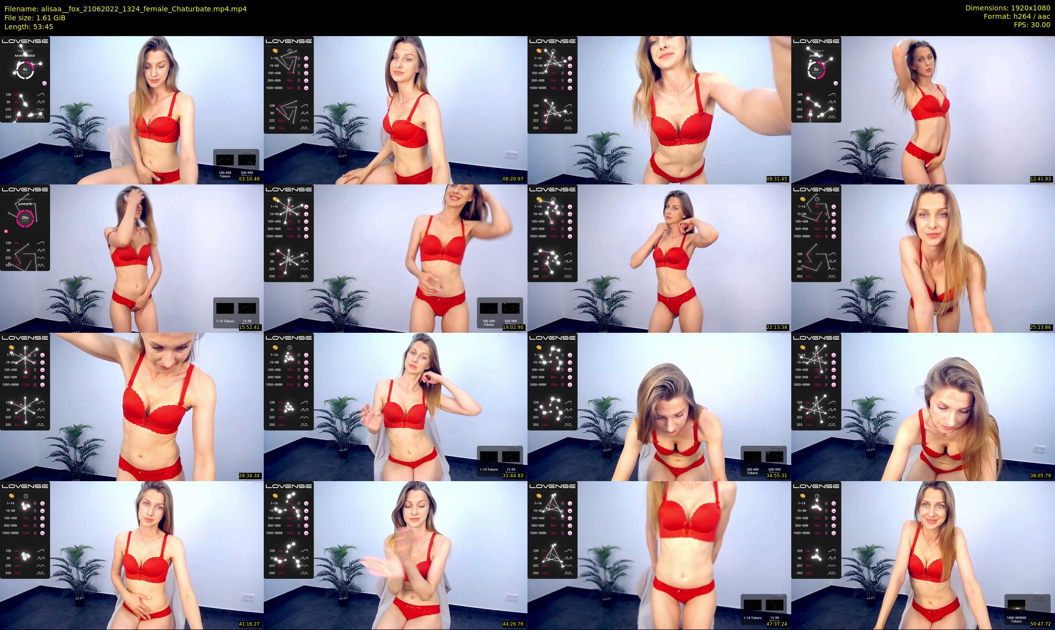 alisaa__fox — 54 minute Chaturbate female cam show recording, 1080p, Jun 21, 2022