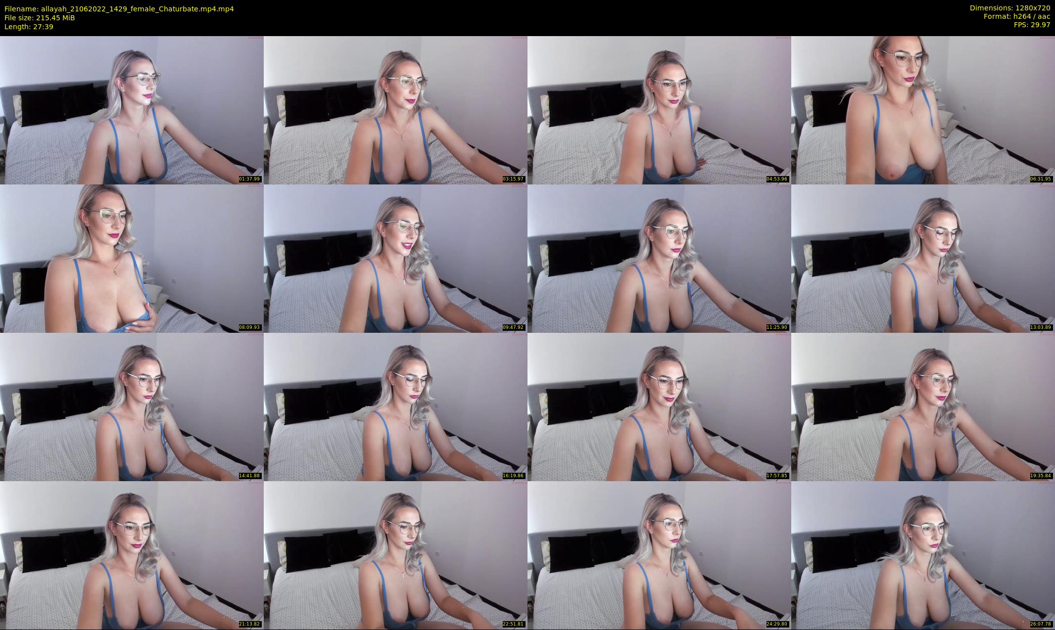allayah — 28 minute Chaturbate female cam show recording, 720p, Jun 21, 2022