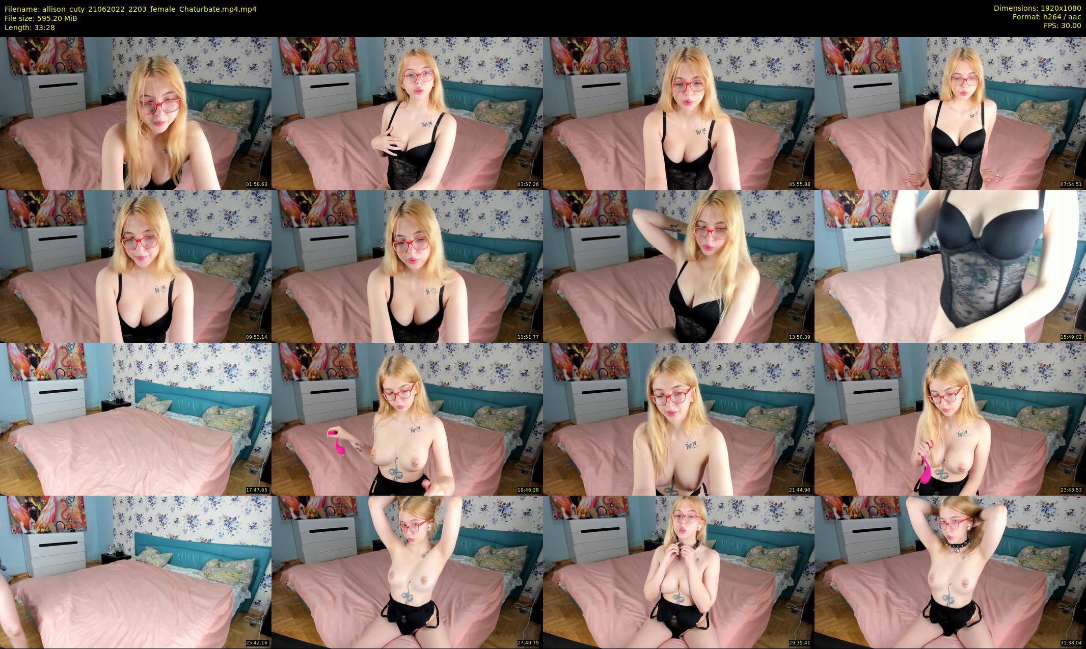 allison_cuty — 34 minute Chaturbate female cam show recording, 1080p, Jun 21, 2022