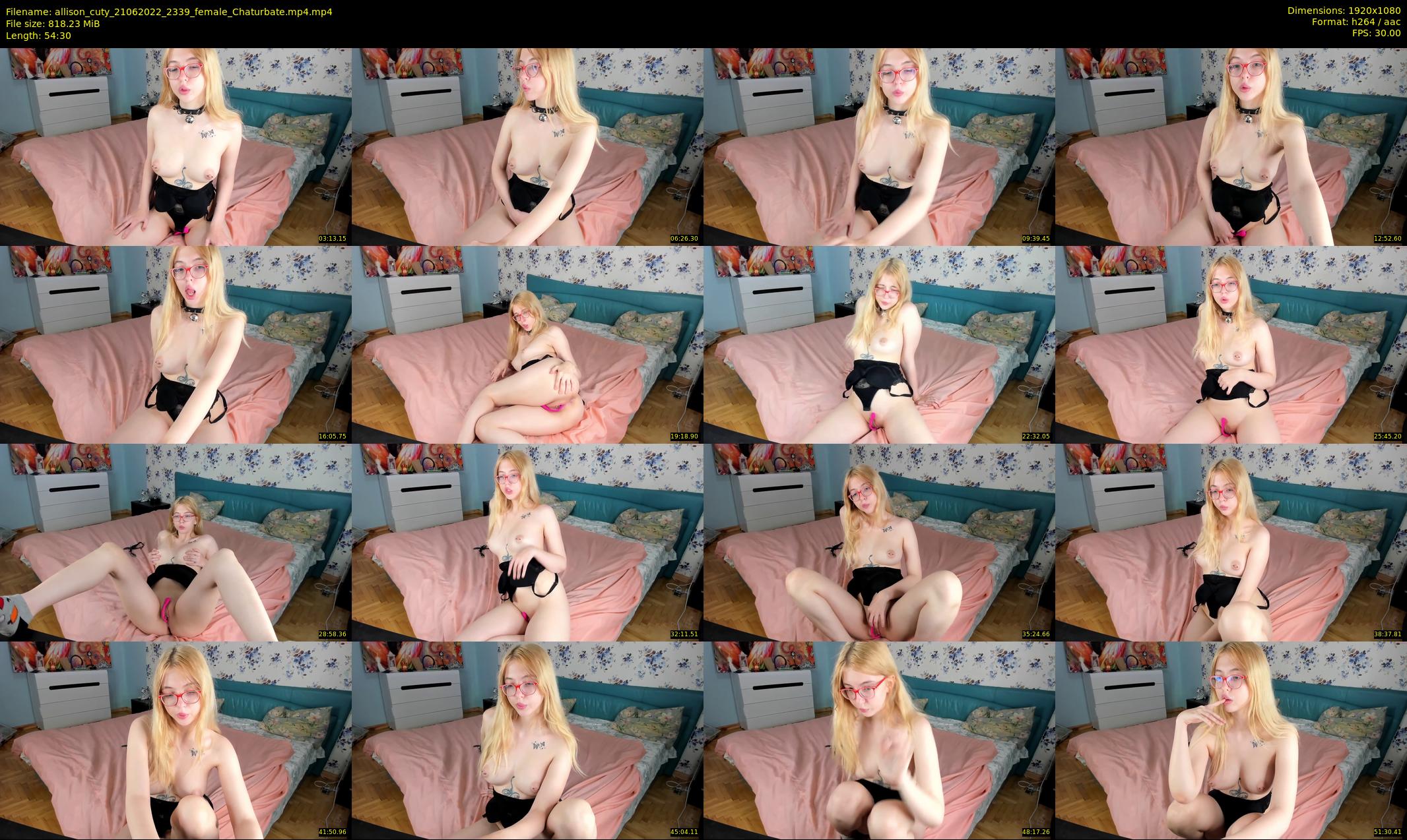 allison_cuty — 55 minute Chaturbate female cam show recording, 1080p, Jun 21, 2022