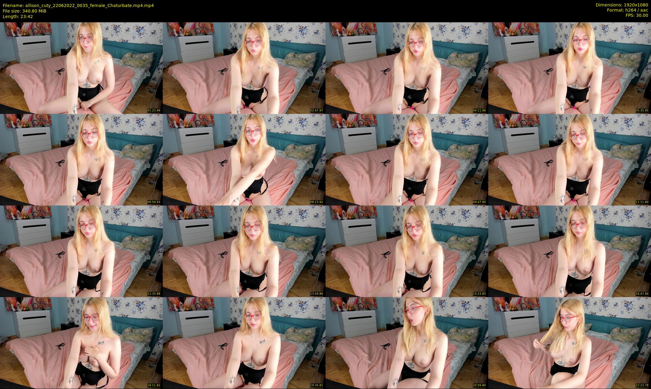 allison_cuty — 24 minute Chaturbate female cam show recording, 1080p, Jun 22, 2022