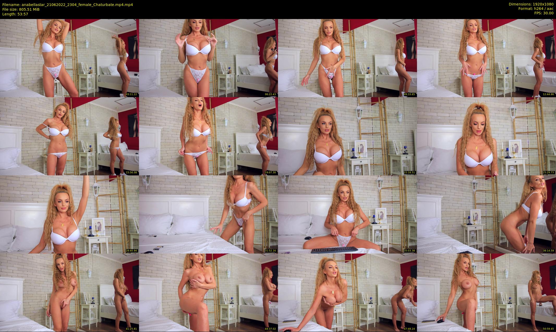 anabellastar — 54 minute Chaturbate female cam show recording, 1080p, Jun 21, 2022
