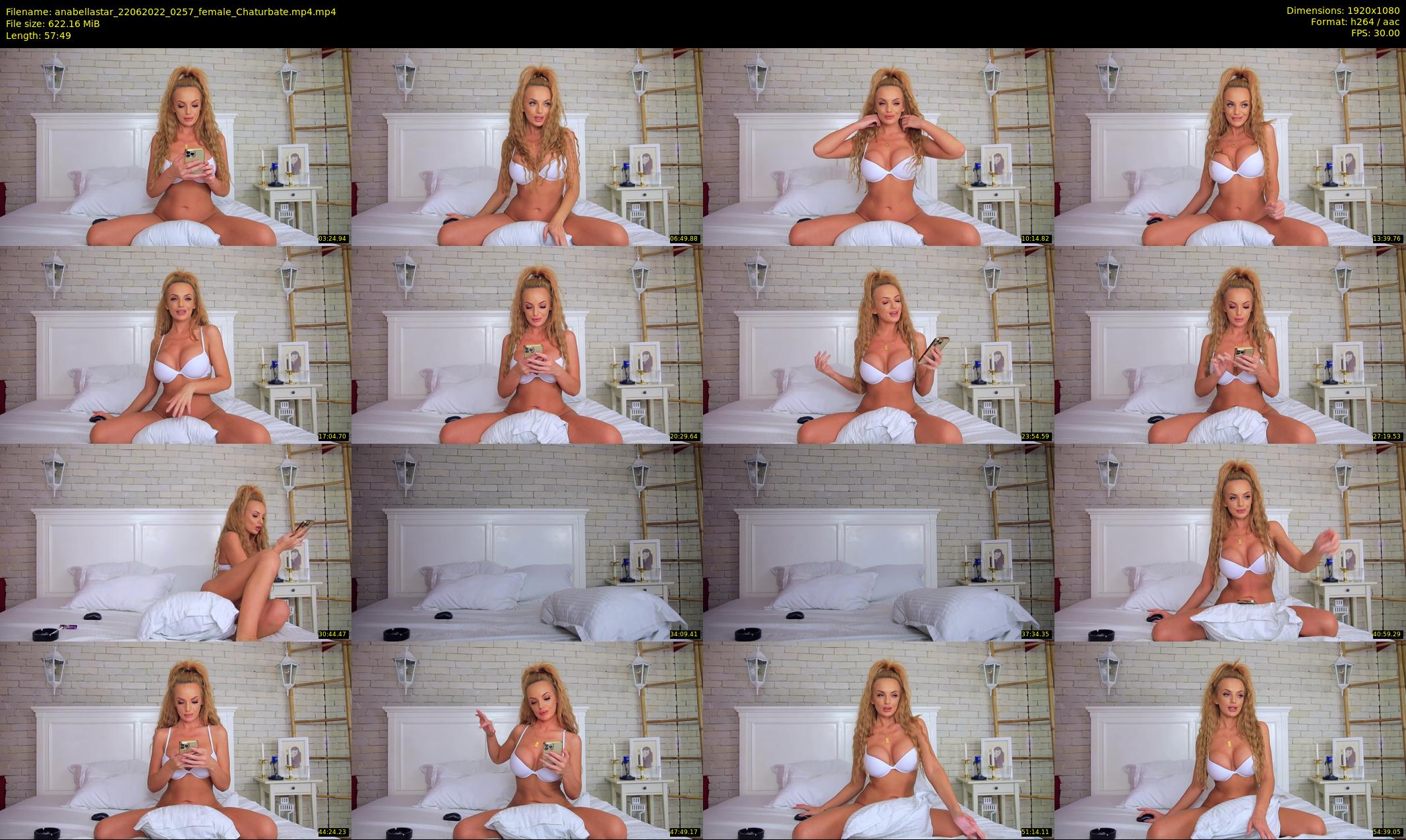 anabellastar — 58 minute Chaturbate female cam show recording, 1080p, Jun 22, 2022