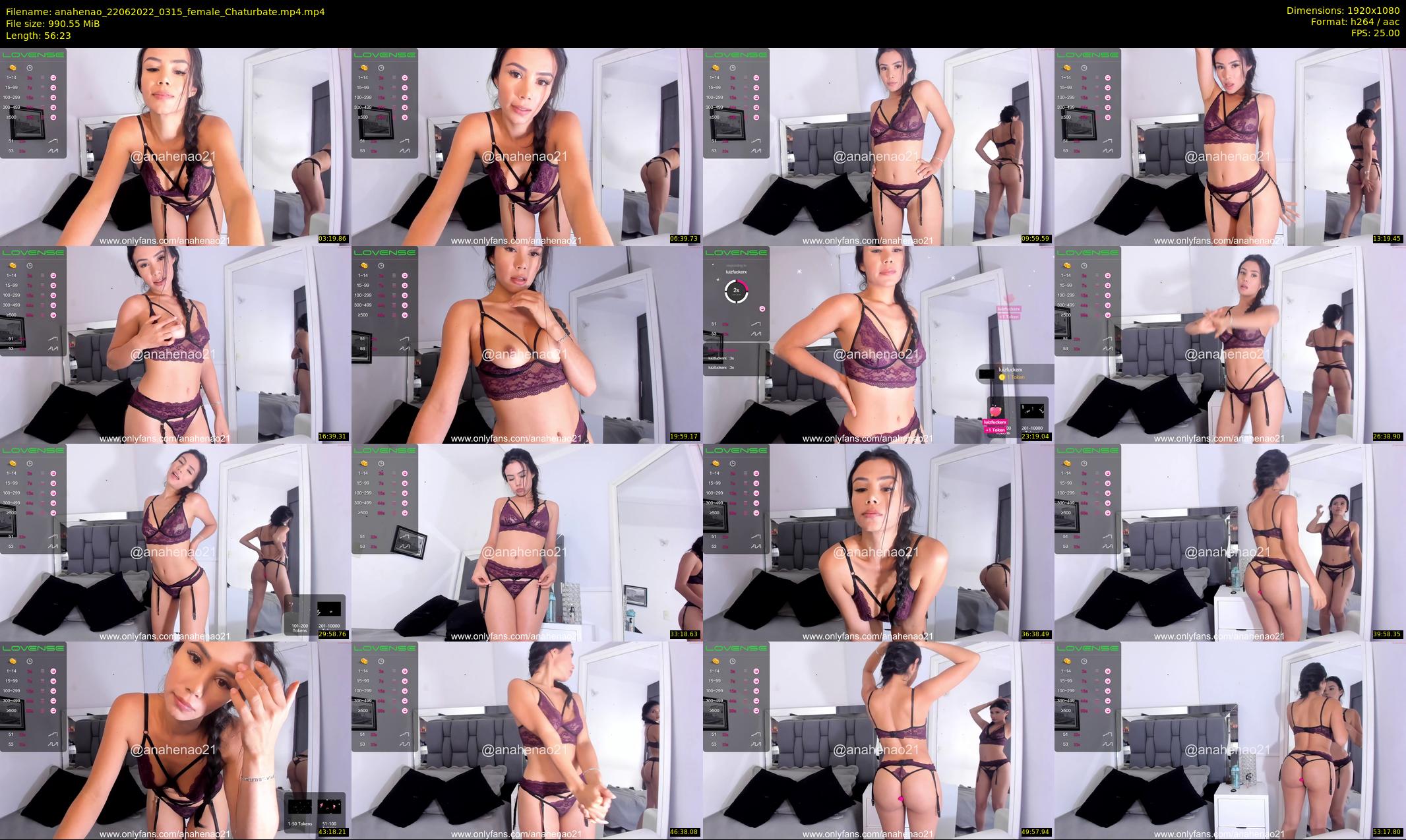 anahenao — 57 minute Chaturbate female cam show recording, 1080p, Jun 22, 2022