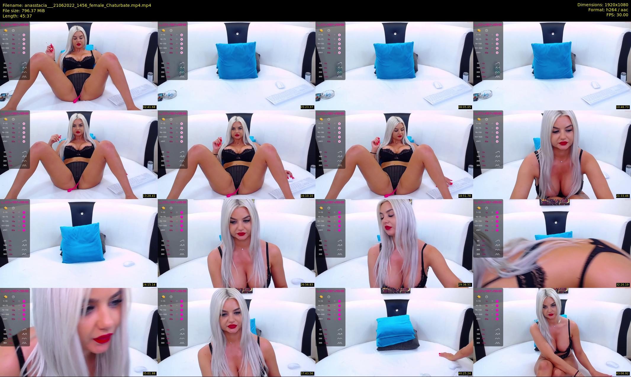 anasstacia__ — 46 minute Chaturbate female cam show recording, 1080p, Jun 21, 2022