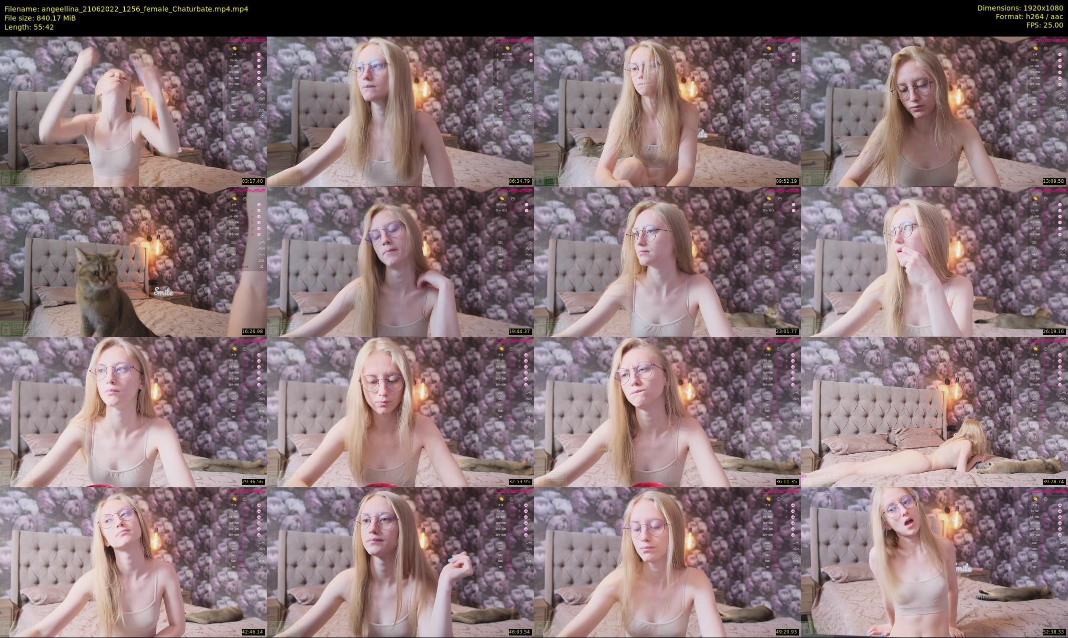 angeellina — 56 minute Chaturbate female cam show recording, 1080p, Jun 21, 2022