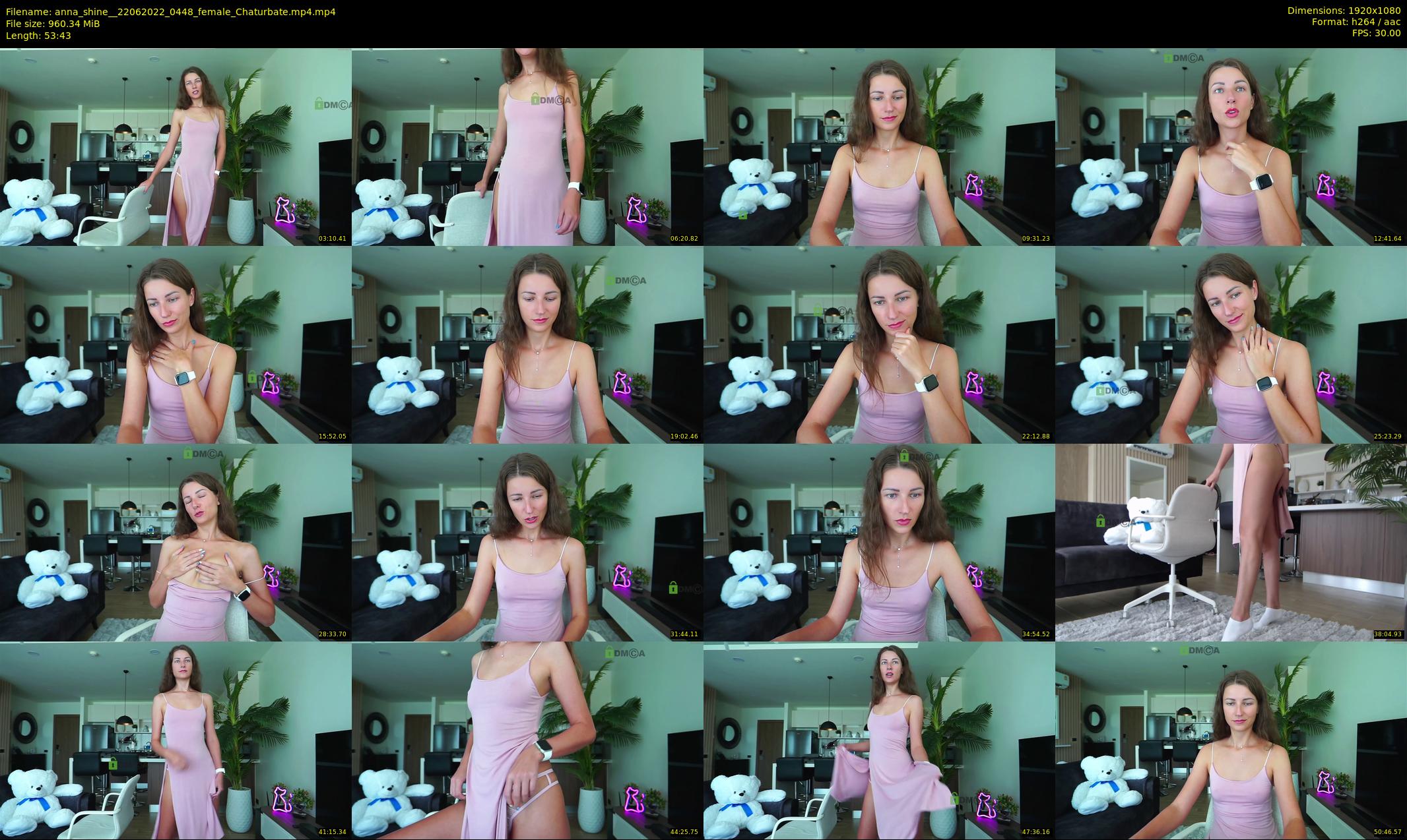 anna_shine_ — 54 minute Chaturbate female cam show recording, 1080p, Jun 22, 2022